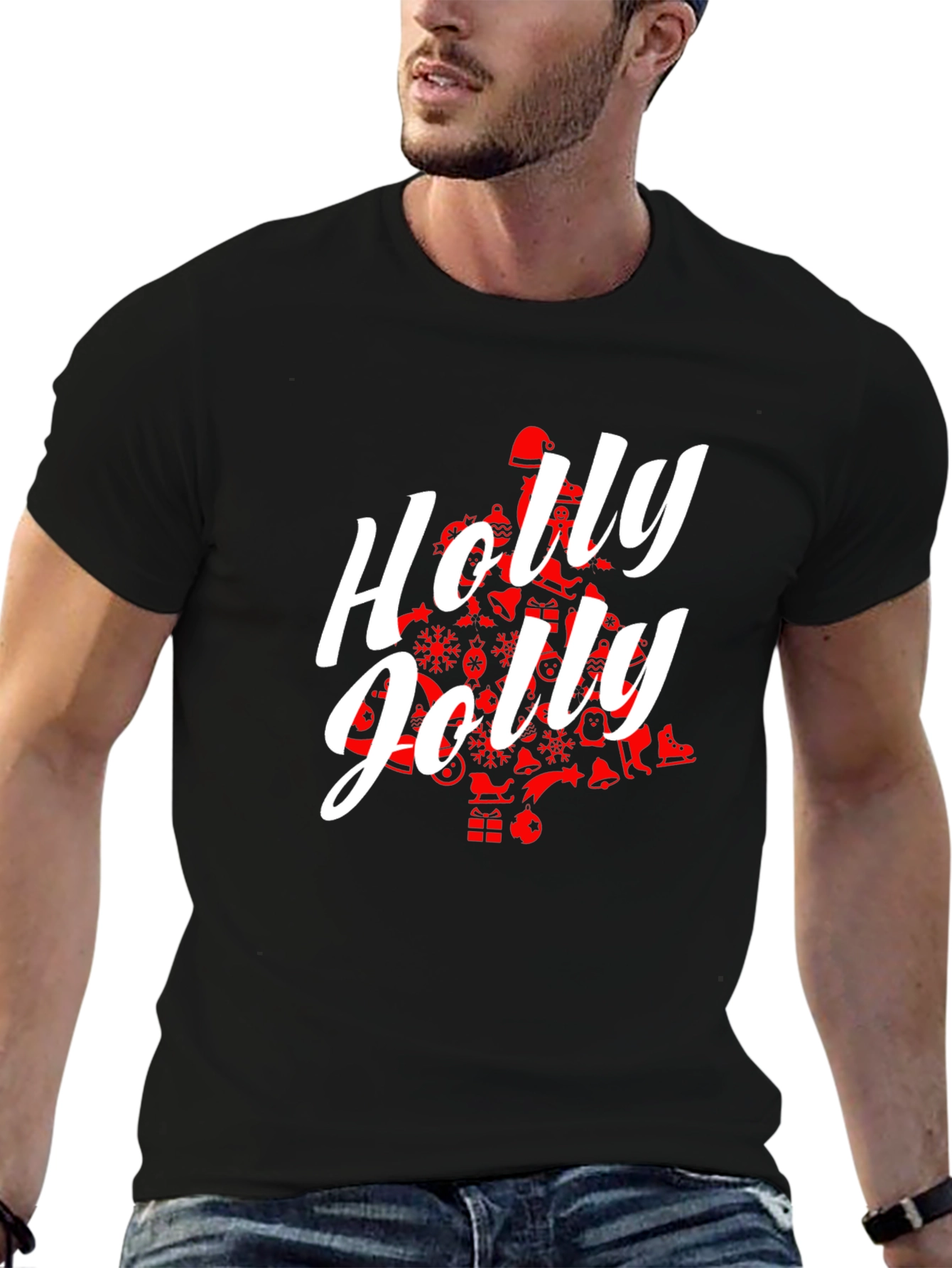 Holly Jolly Christmas Tree T-Shirt