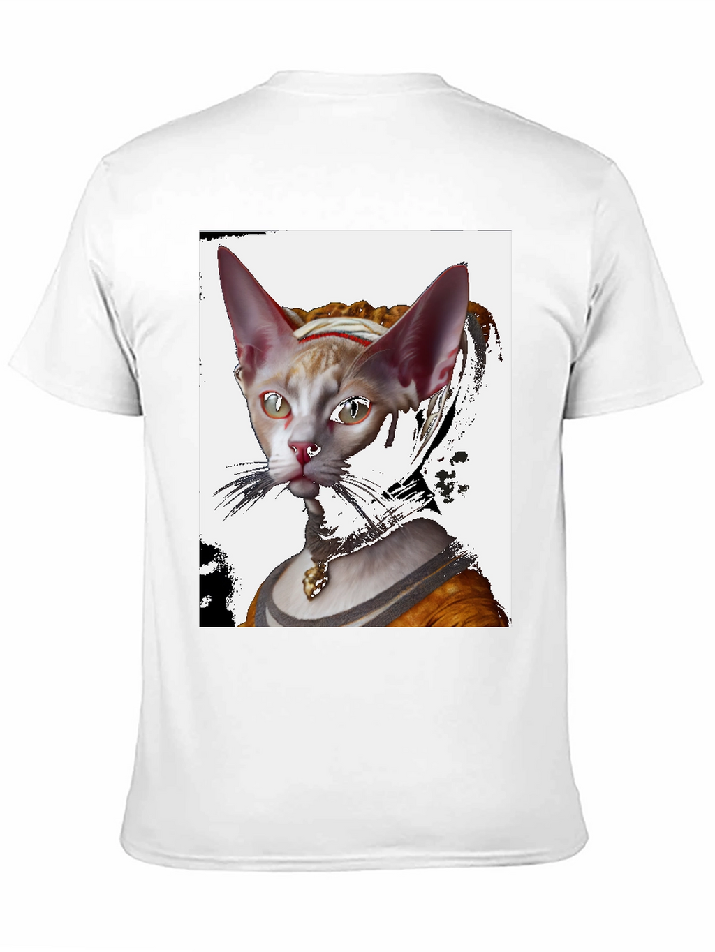 Renaissance Cat Portrait T-Shirt