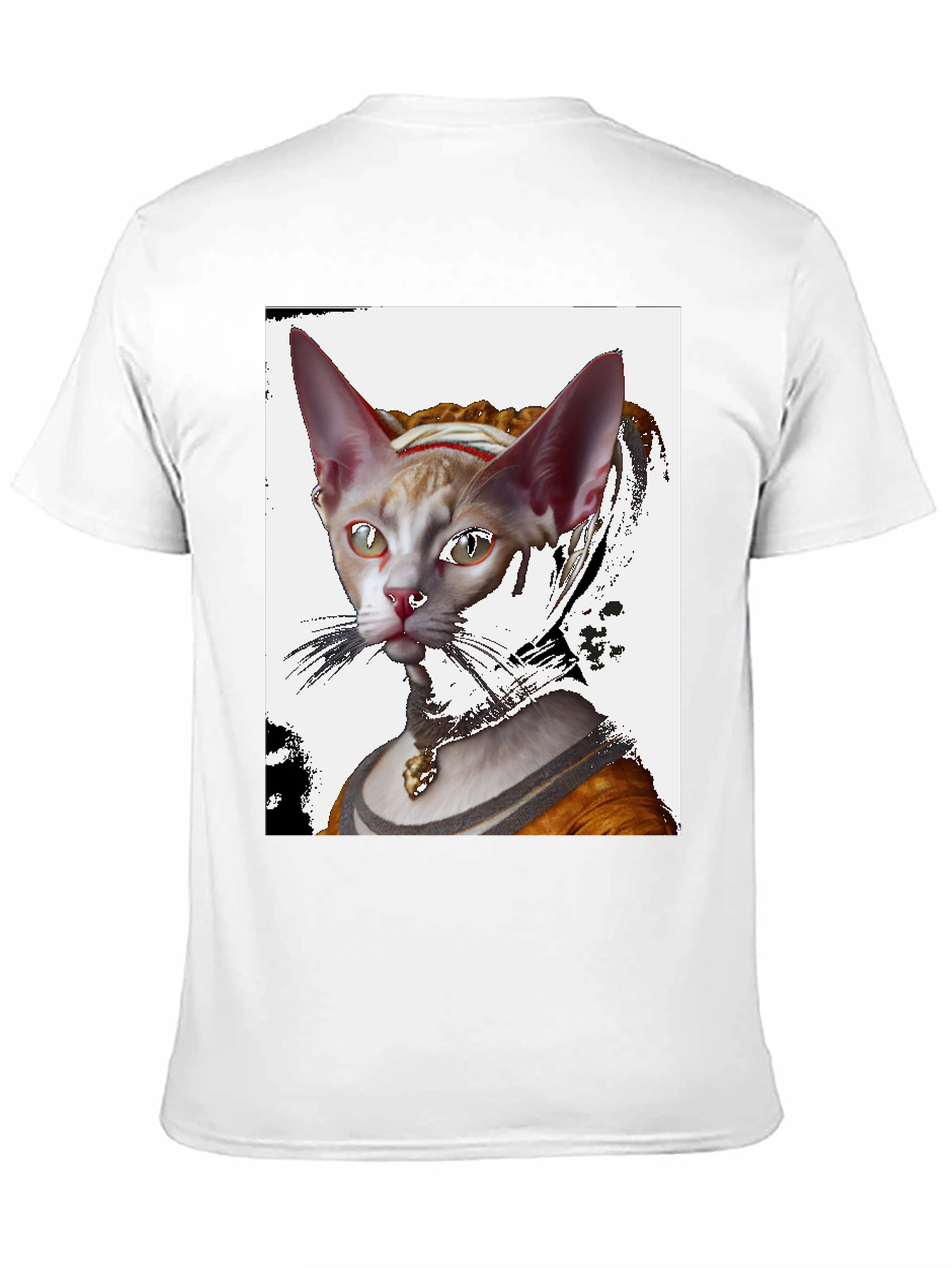 Renaissance Cat Portrait T-Shirt