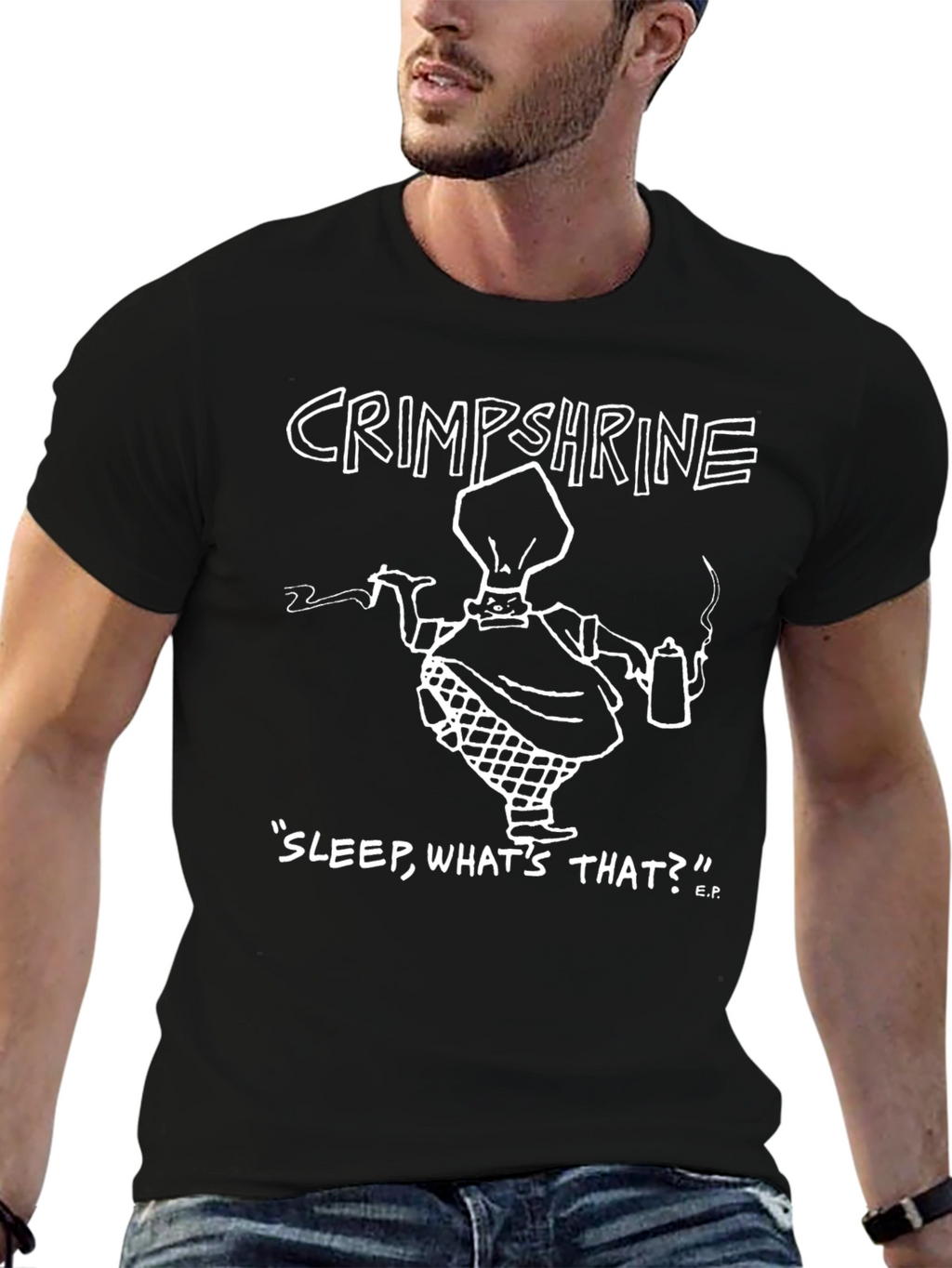 Crimpshrine Sleep Whats That? T-Shirt - Black
