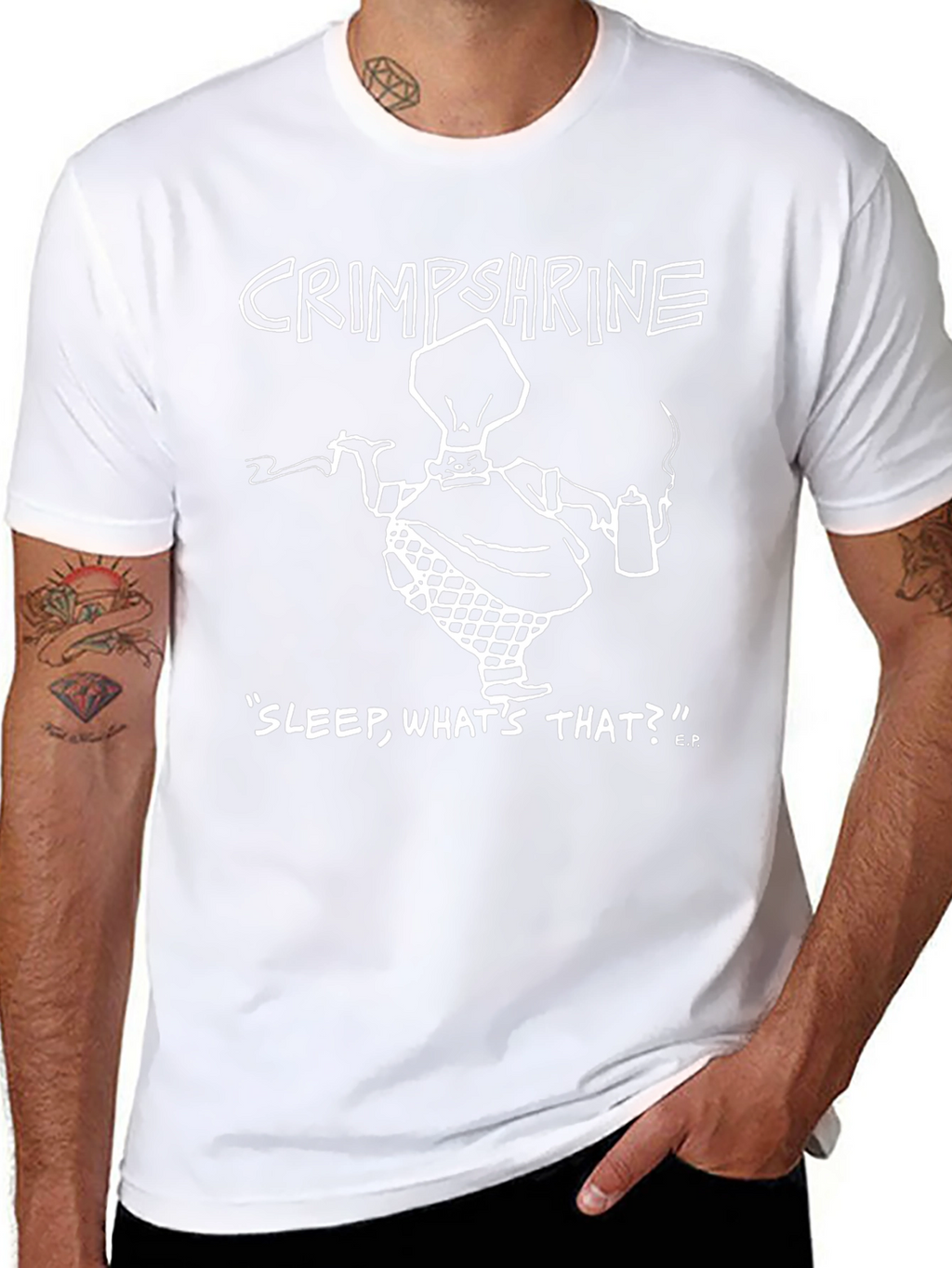 Crimpshrine Sleep Whats That? T-Shirt - Black