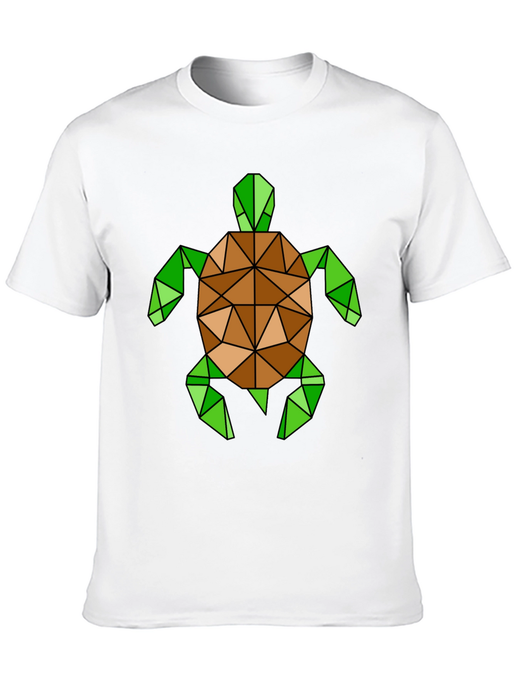 Geometric Turtle Graphic T-Shirt