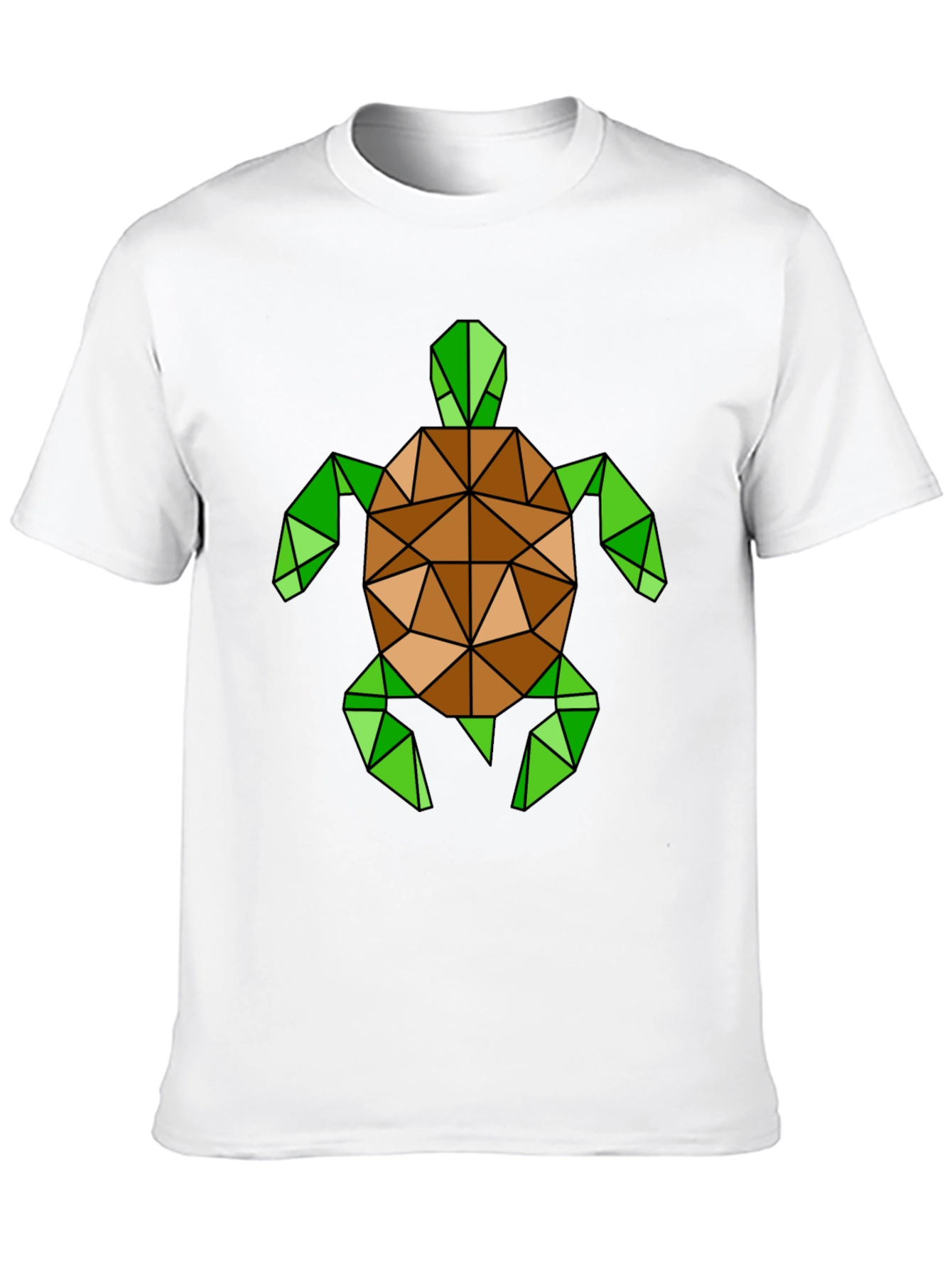 Geometric Turtle Graphic T-Shirt