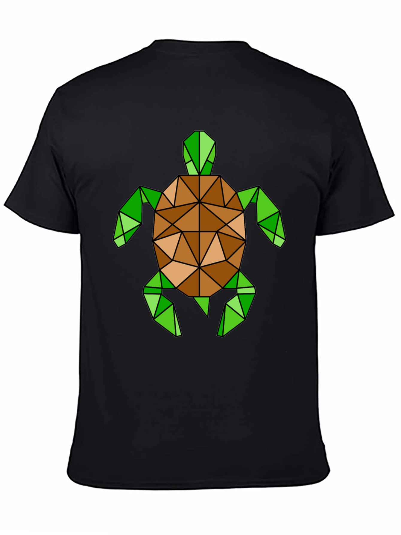 Geometric Turtle Graphic T-Shirt