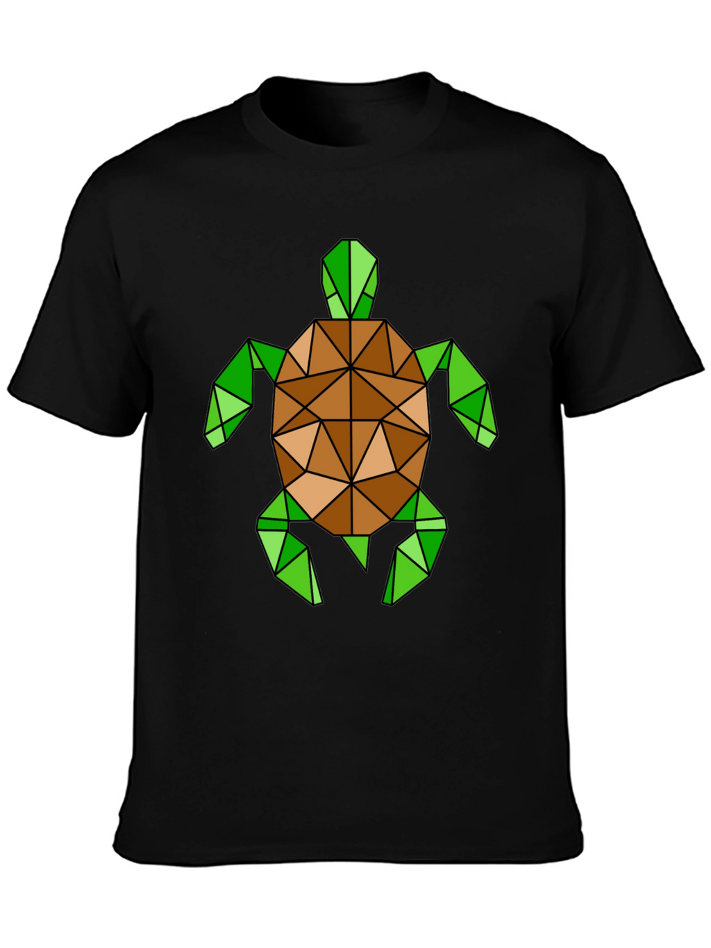 Geometric Turtle Graphic T-Shirt