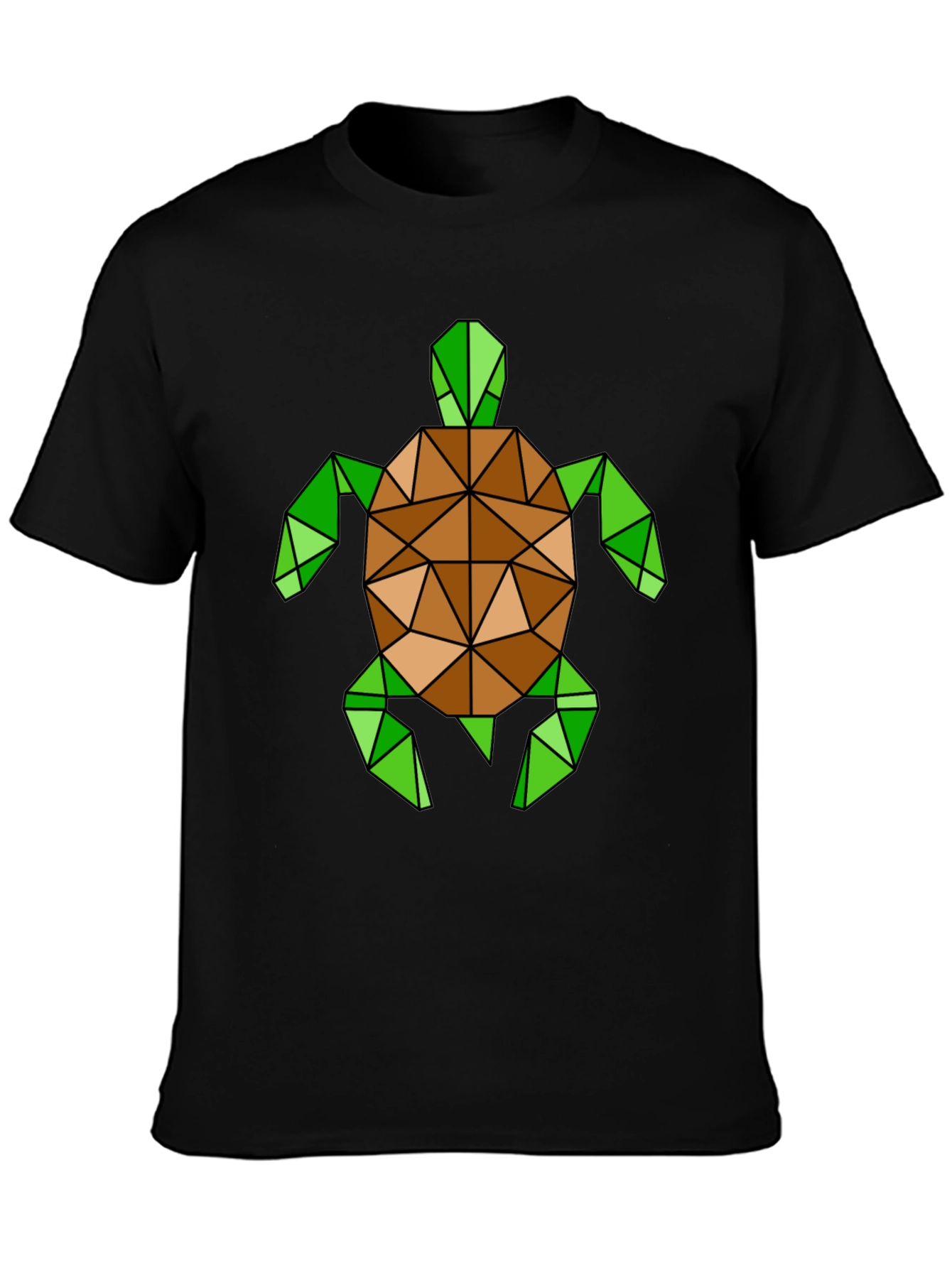 Geometric Turtle Graphic T-Shirt