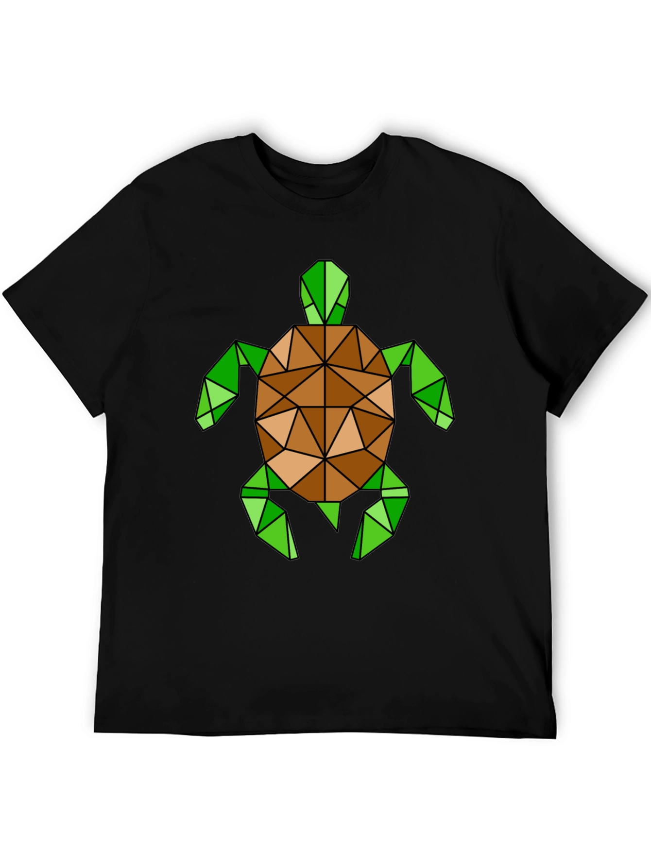 Geometric Turtle Graphic T-Shirt