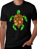 Geometric Turtle Graphic T-Shirt
