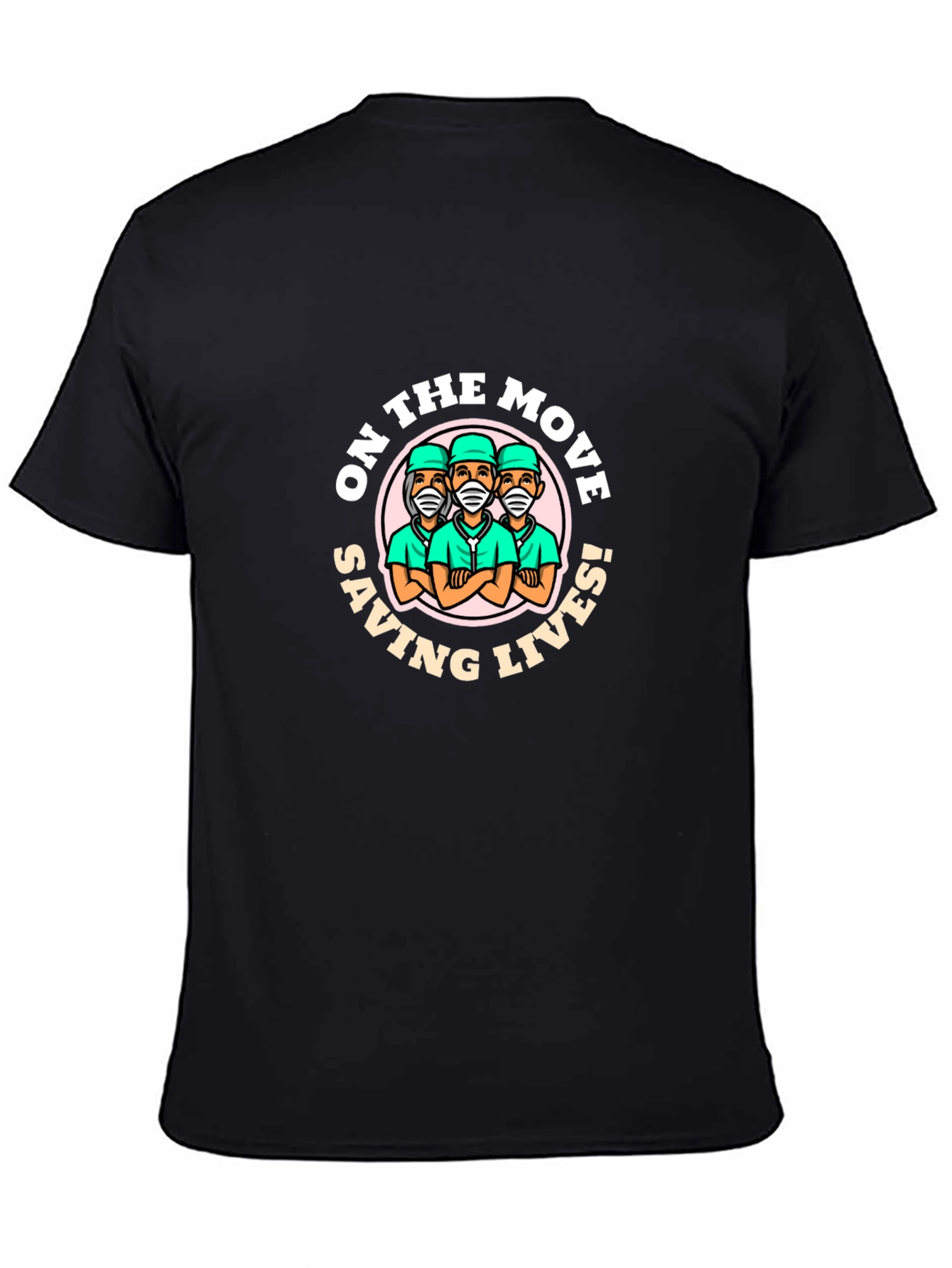 On The Move Saving Lives Graphic T-Shirt