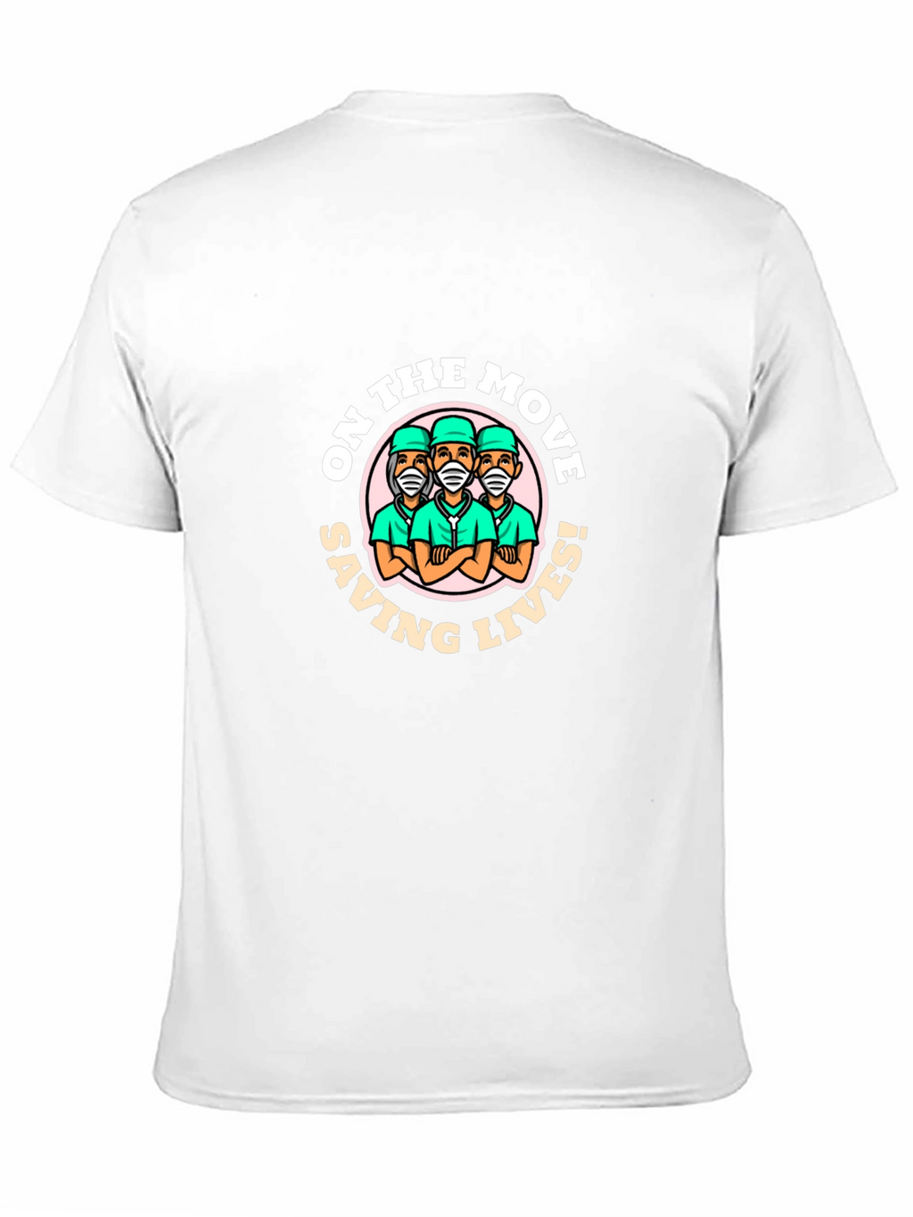 On The Move Saving Lives Graphic T-Shirt