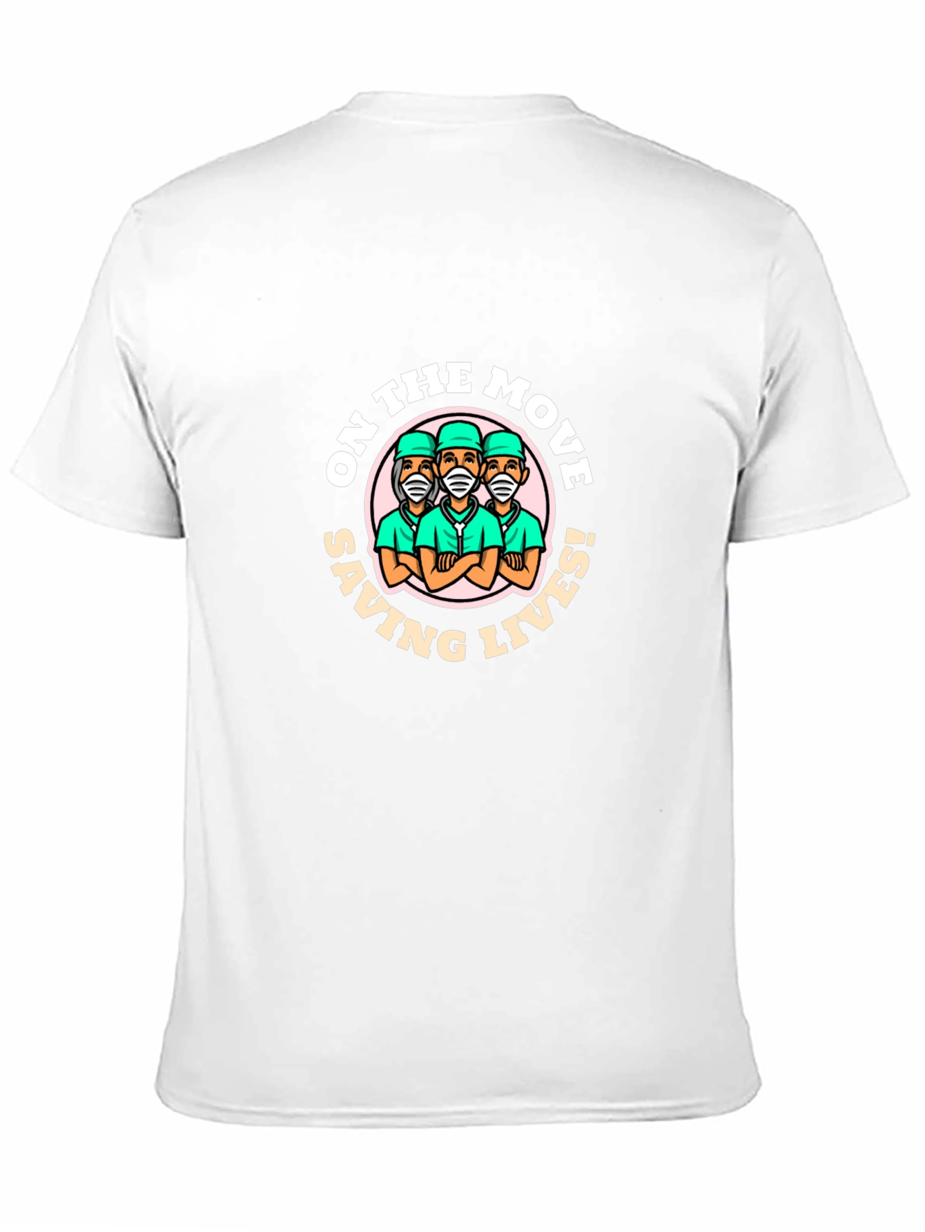On The Move Saving Lives Graphic T-Shirt