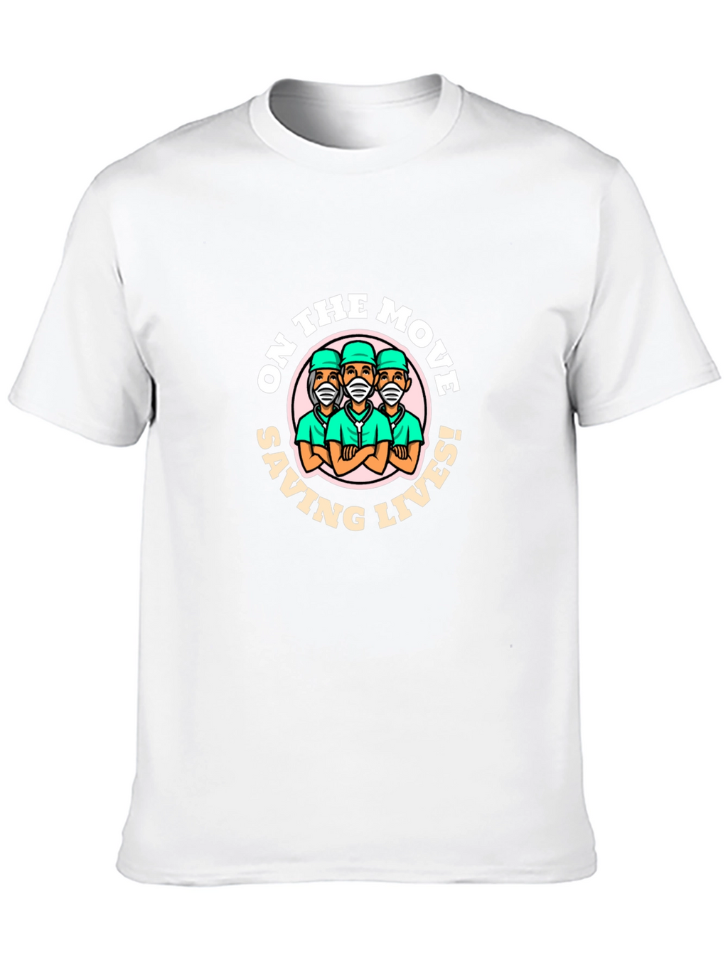 On The Move Saving Lives Graphic T-Shirt