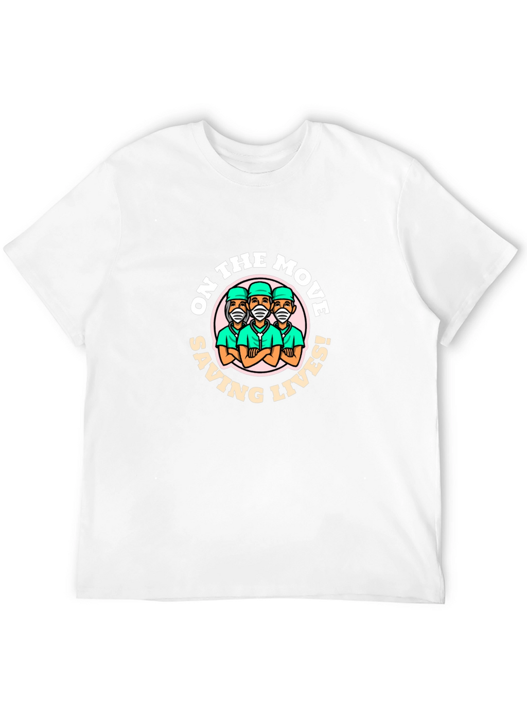 On The Move Saving Lives Graphic T-Shirt