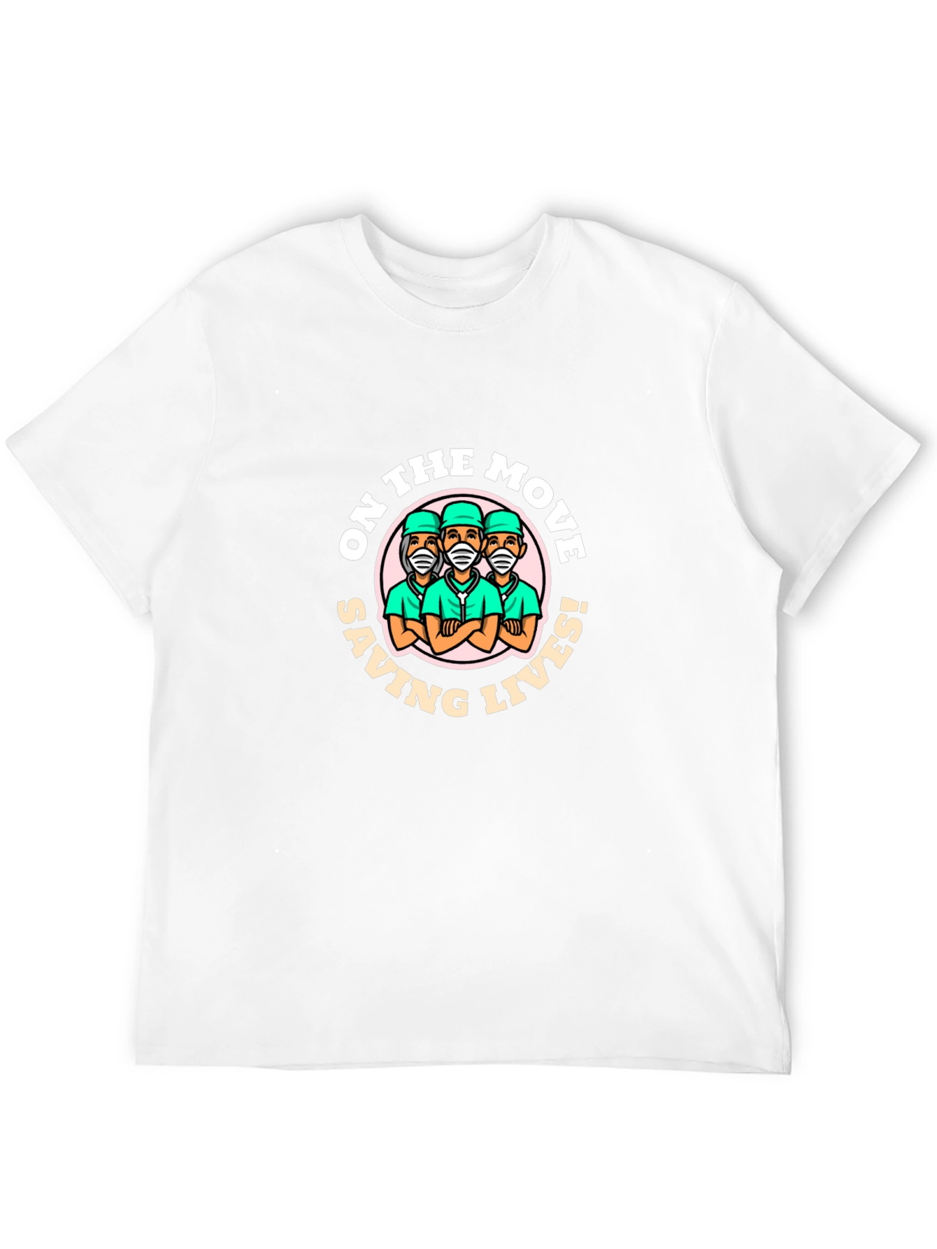 On The Move Saving Lives Graphic T-Shirt