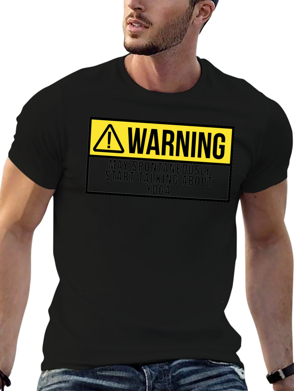 Warning: May Spontaneously Talk Yoga T-Shirt
