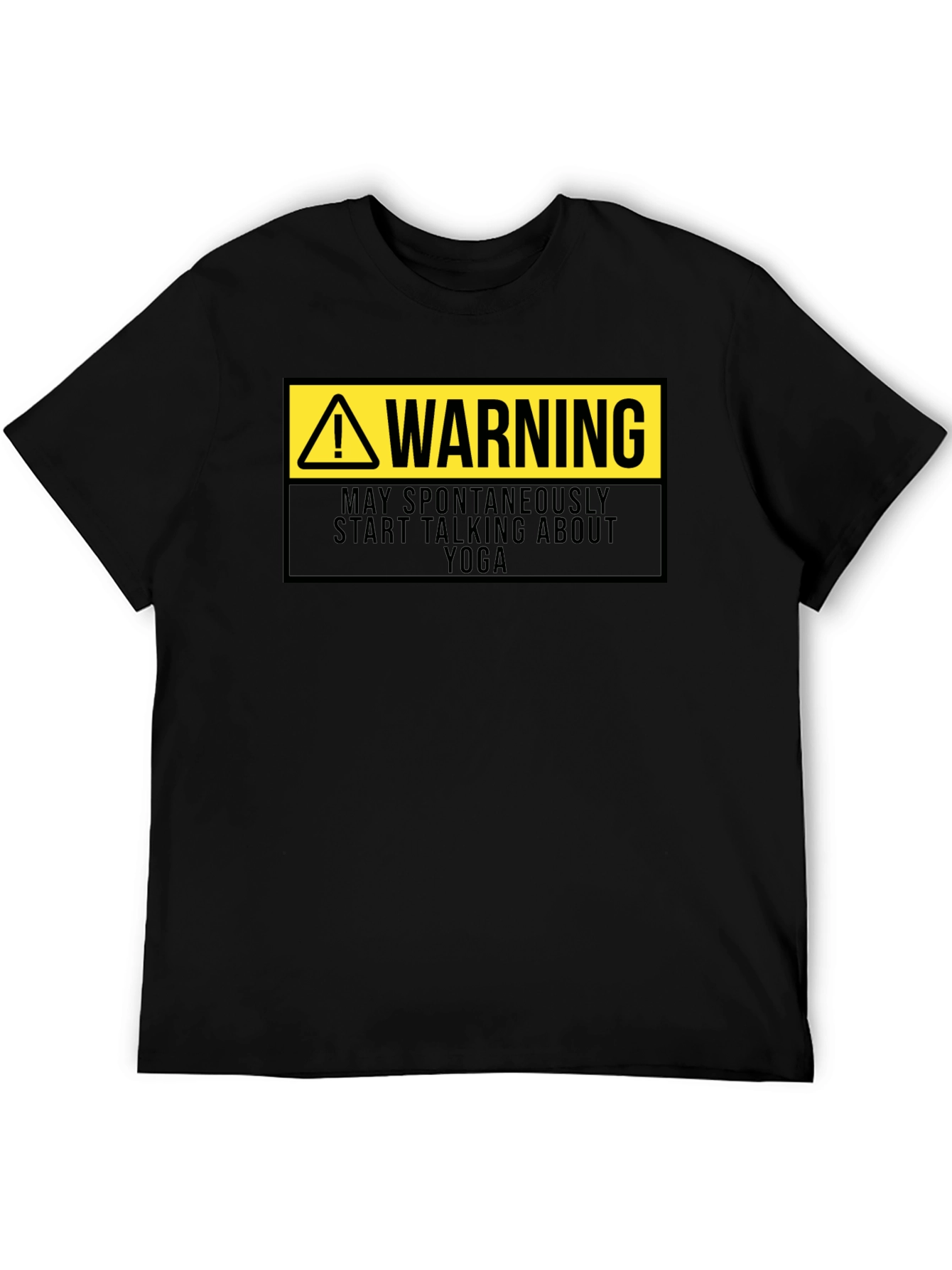 Warning: May Spontaneously Talk Yoga T-Shirt