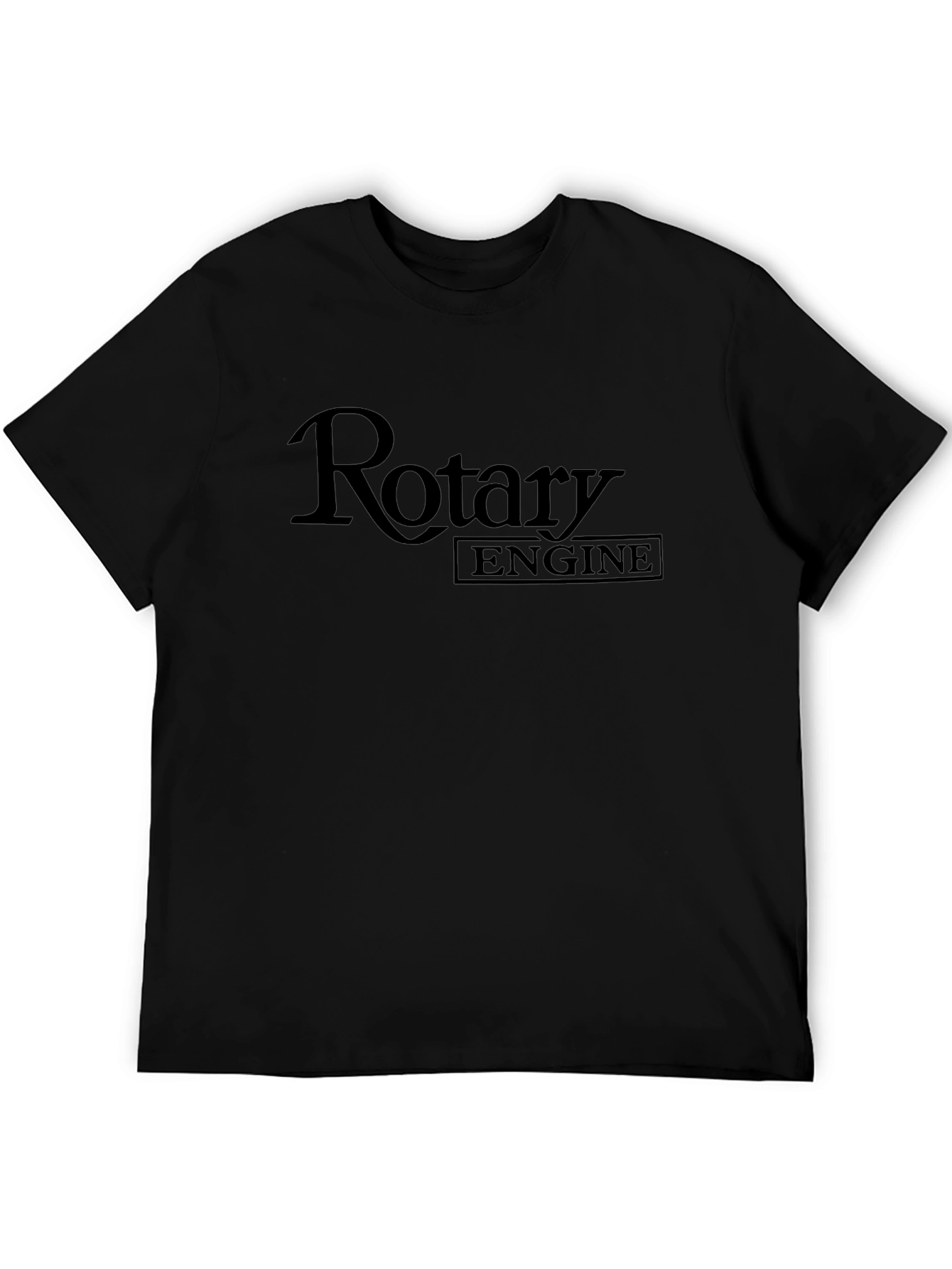 Rotary Engine Graphic T-Shirt - Black