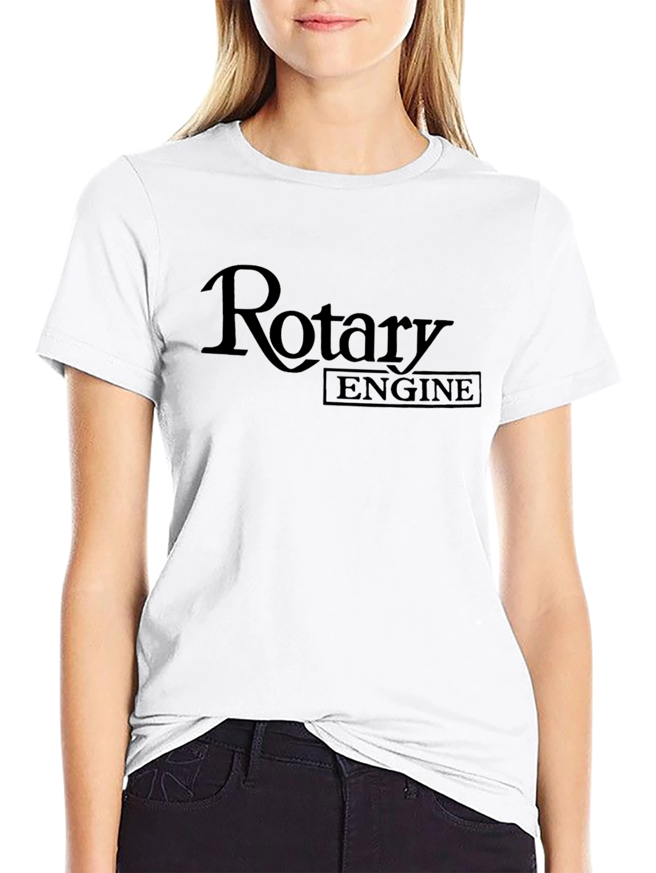 Rotary Engine Graphic T-Shirt - Black