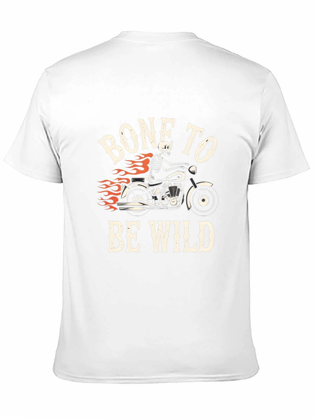 Bone To Be Wild T-Shirt - Skeleton Motorcycle