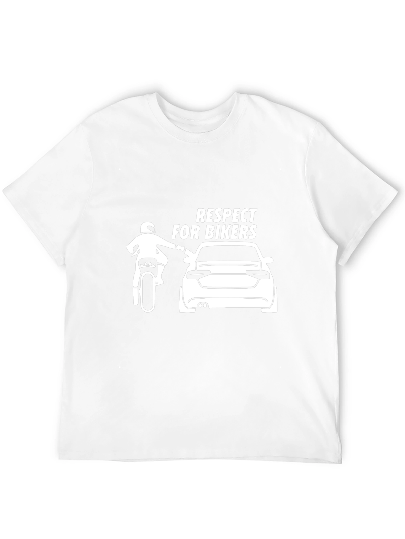 Respect for Bikers Graphic T-Shirt - Black