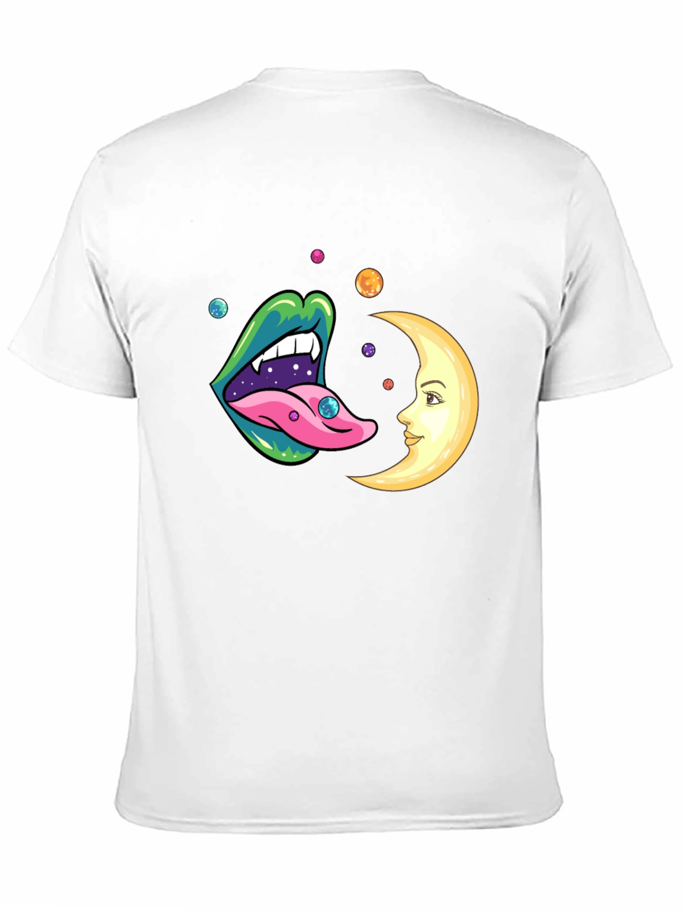 Trippy Lips Moon Graphic Tee