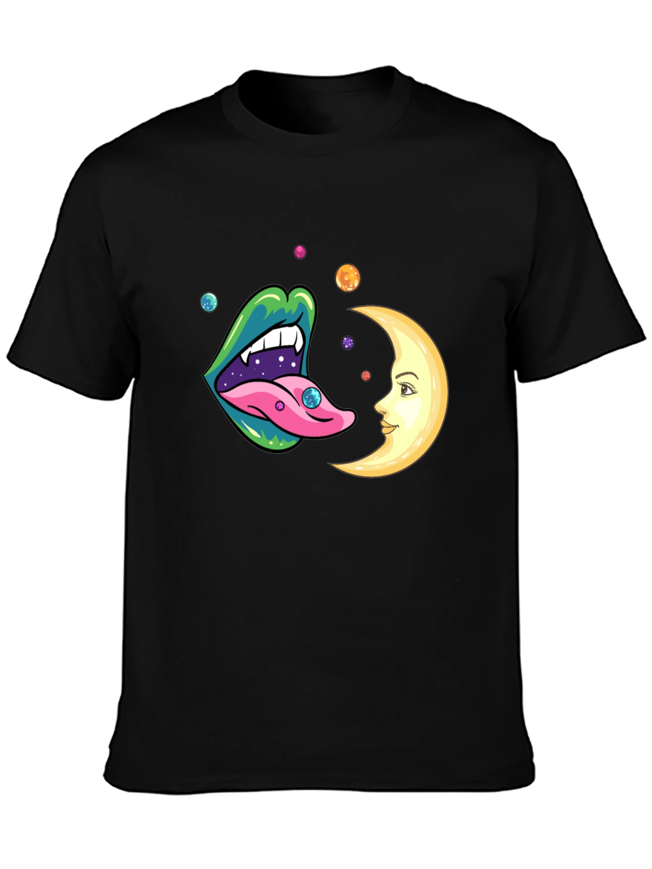 Trippy Lips Moon Graphic Tee
