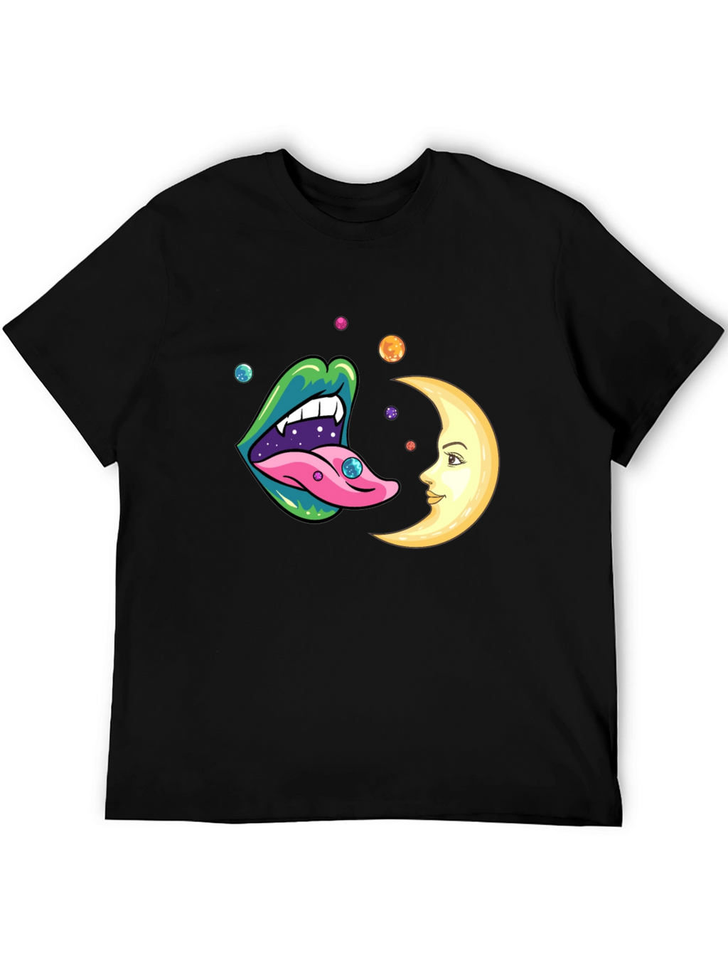 Trippy Lips Moon Graphic Tee