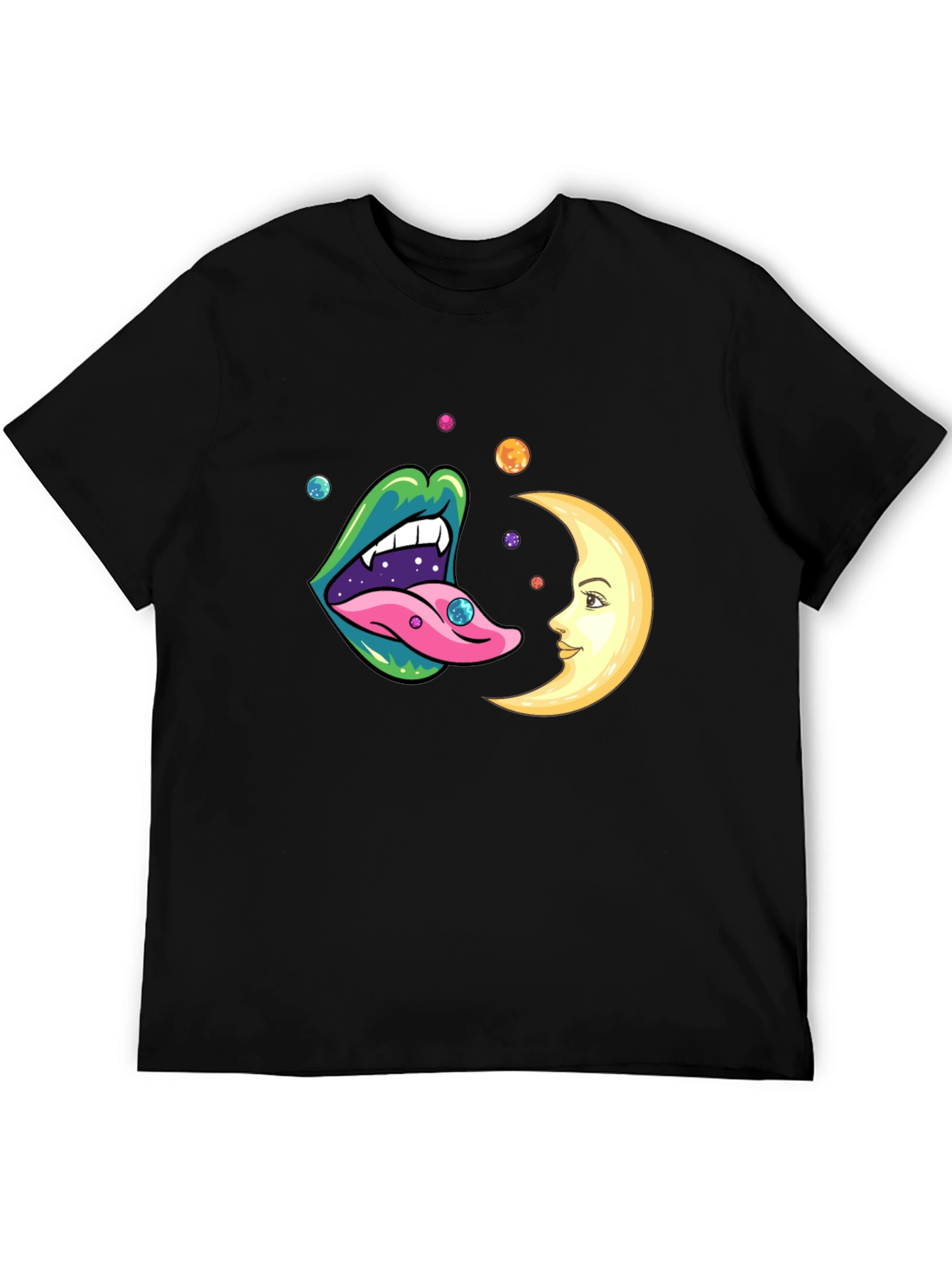 Trippy Lips Moon Graphic Tee
