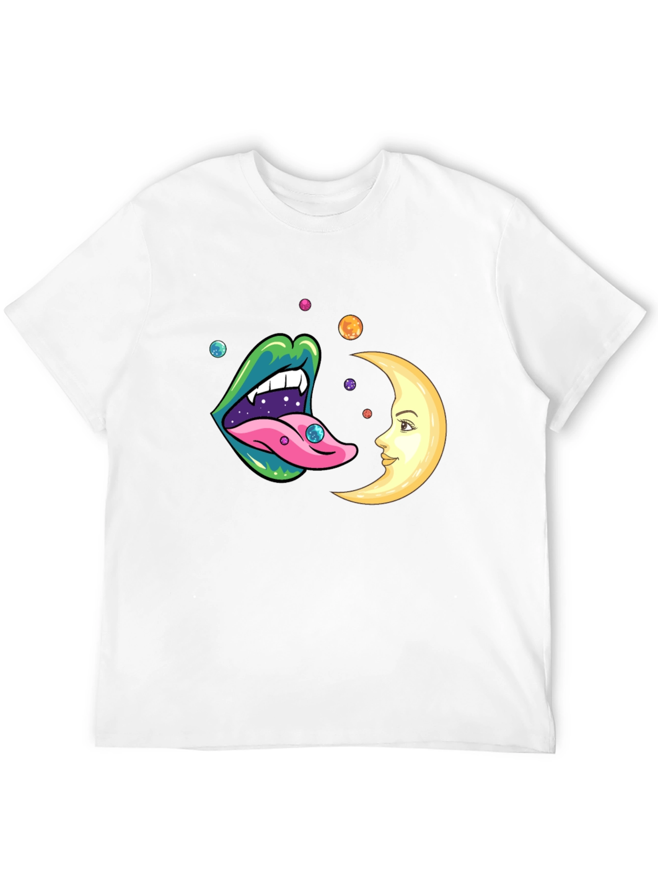 Trippy Lips Moon Graphic Tee