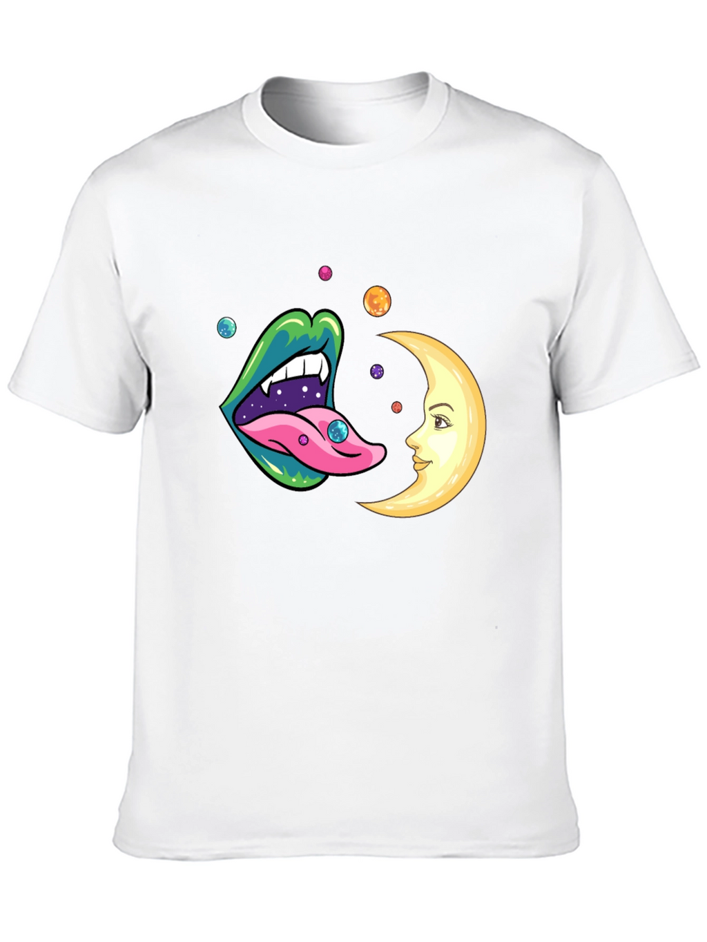 Trippy Lips Moon Graphic Tee