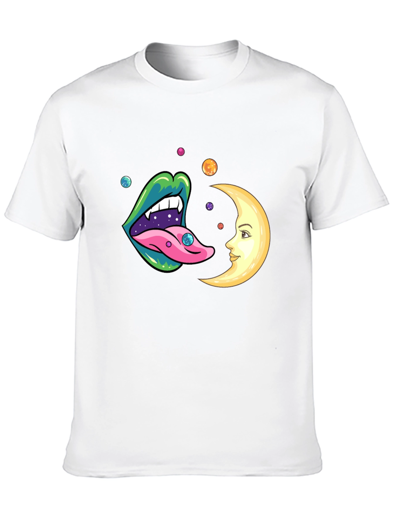 Trippy Lips Moon Graphic Tee