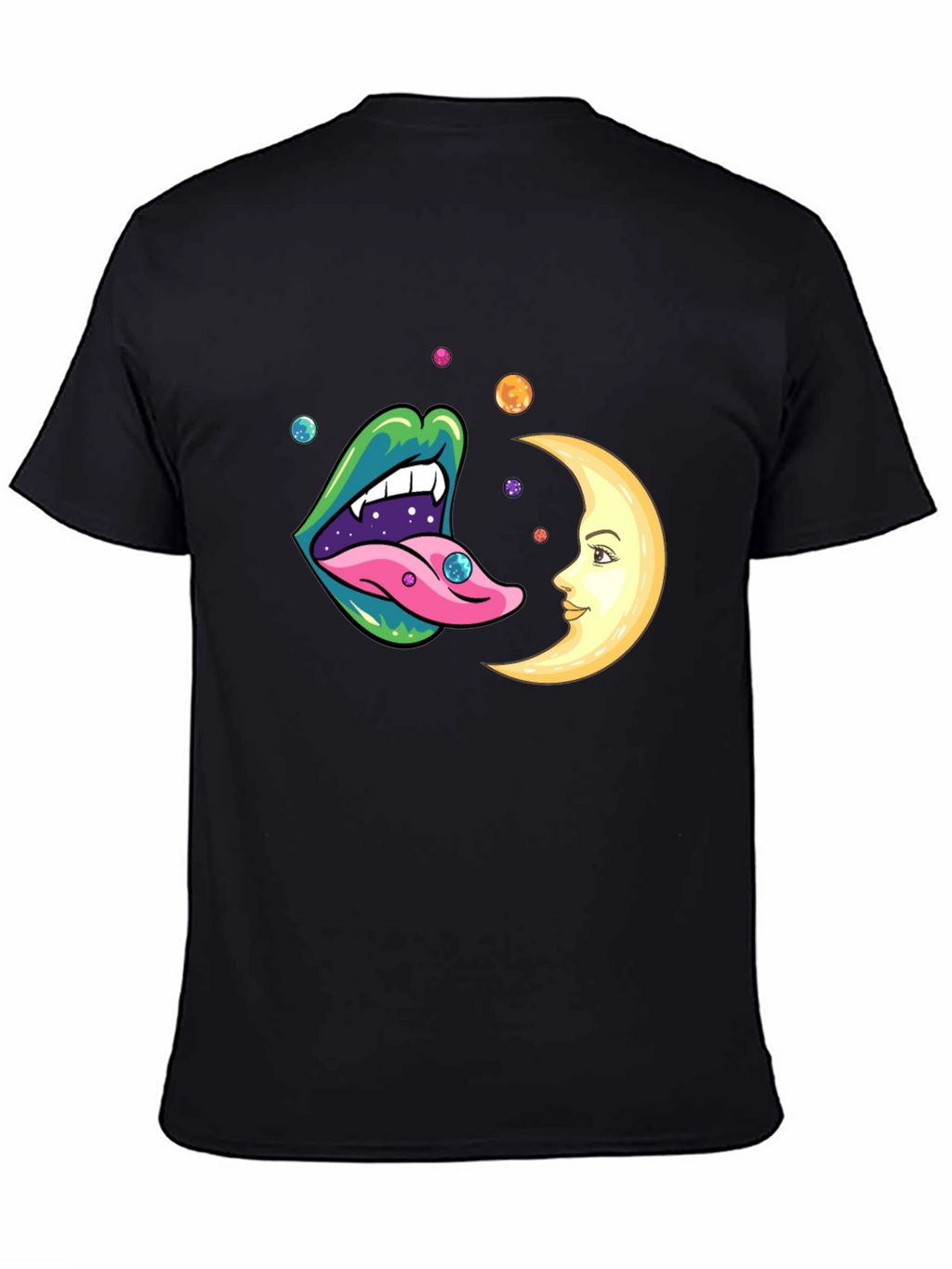 Trippy Lips Moon Graphic Tee