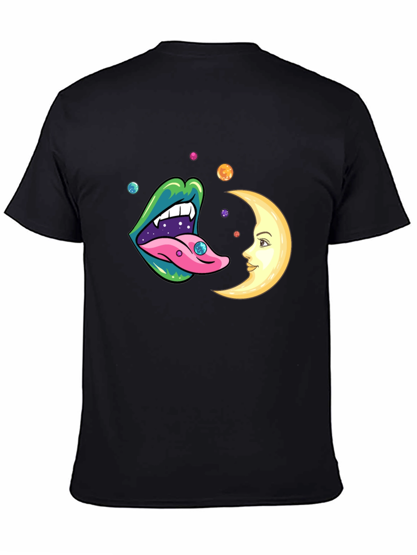 Trippy Lips Moon Graphic Tee