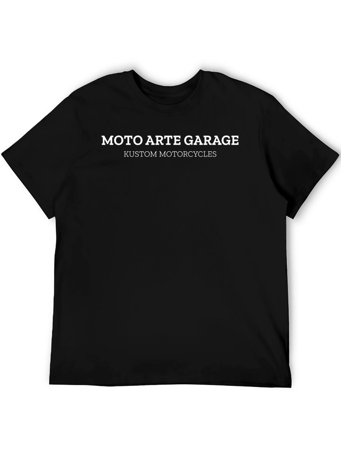 Moto Arte Garage Kustom Motorcycle Graphic Tee