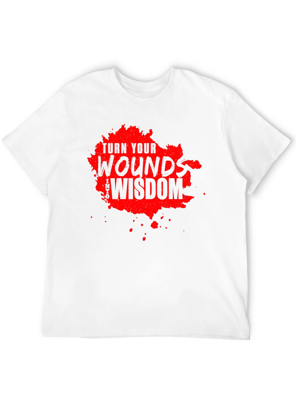 Turn Your Wounds Into Wisdom Black T-Shirt