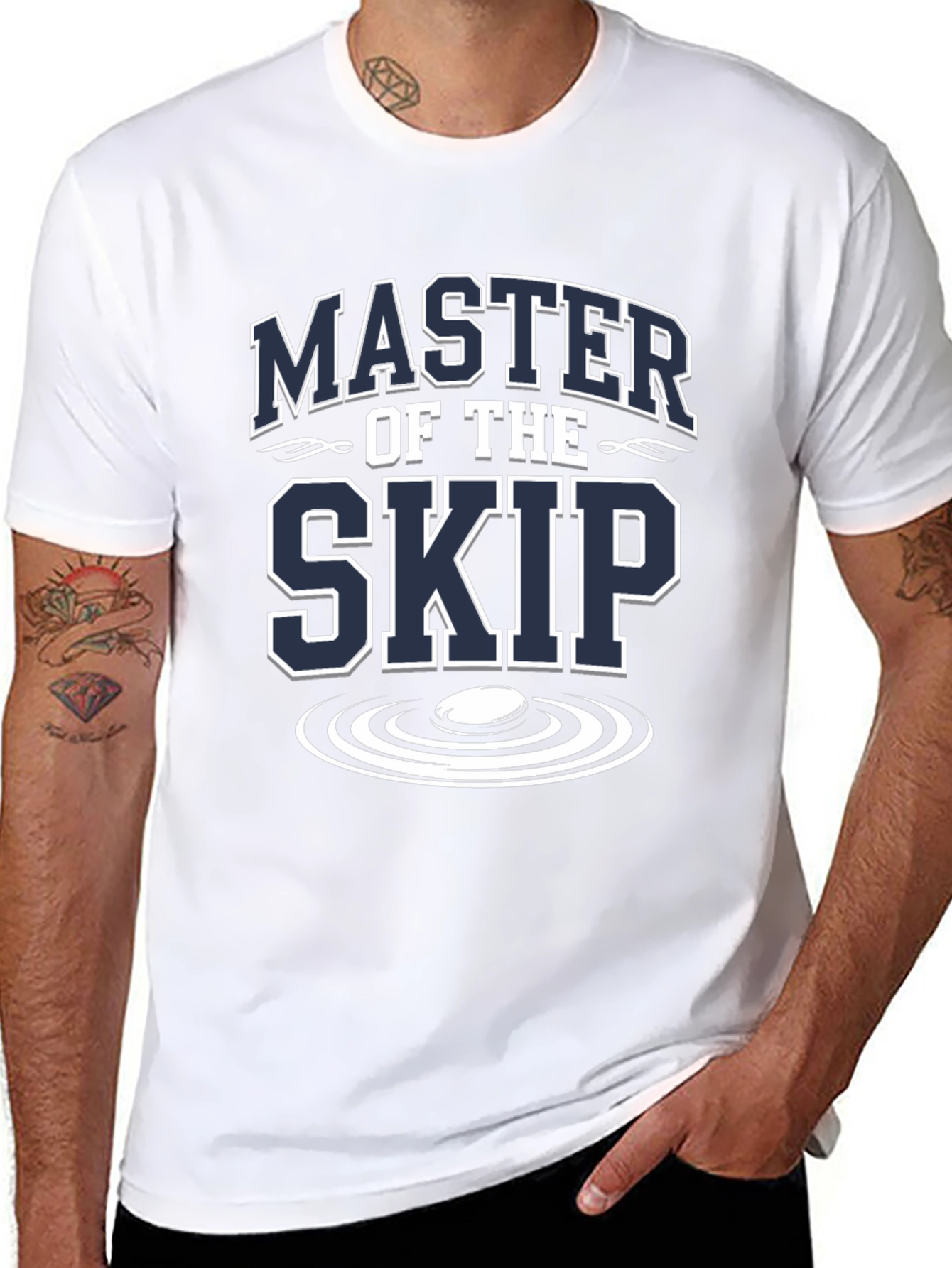 Master of the Skip T-Shirt - Curling Sportswear