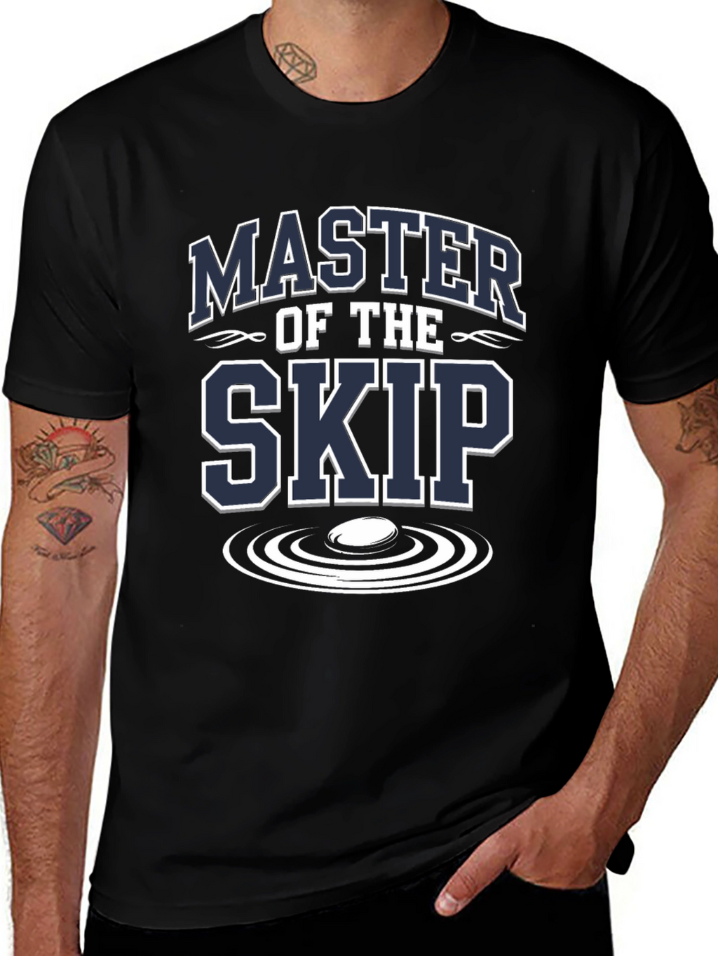 Master of the Skip T-Shirt - Curling Sportswear