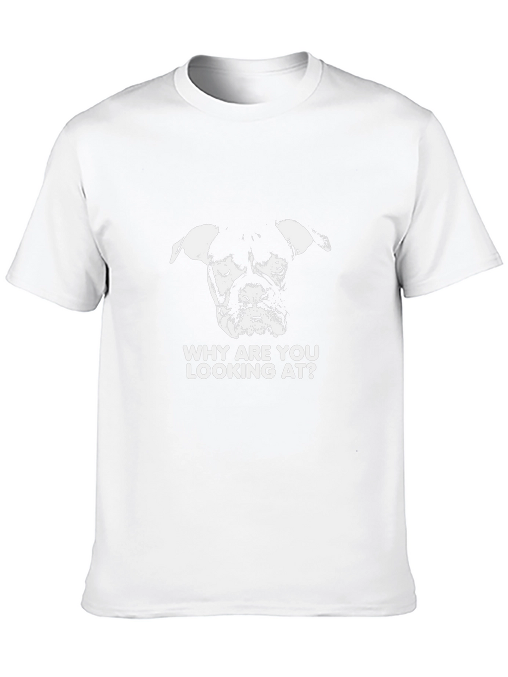 Dog Graphic Print Black T-Shirt