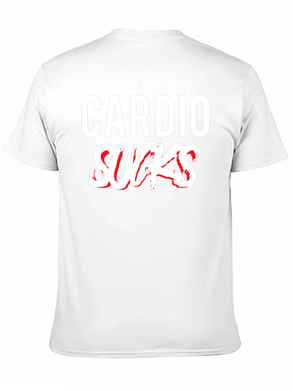 Cardio Sucks T-Shirt - Funny Workout Gym Tee
