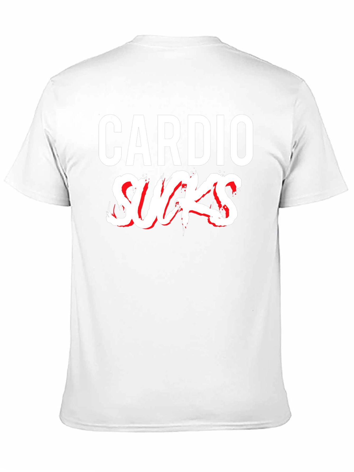 Cardio Sucks T-Shirt - Funny Workout Gym Tee
