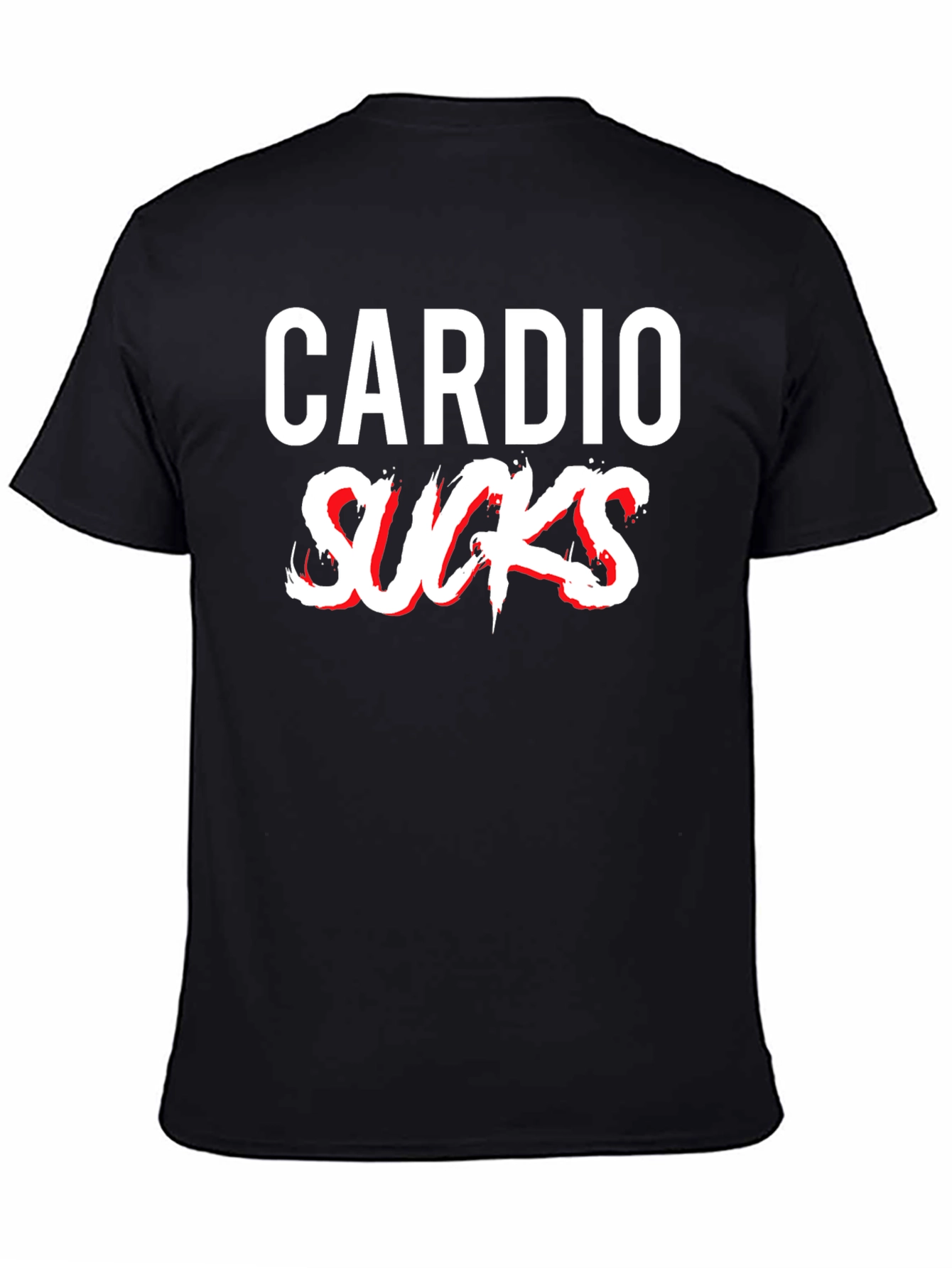 Cardio Sucks T-Shirt - Funny Workout Gym Tee