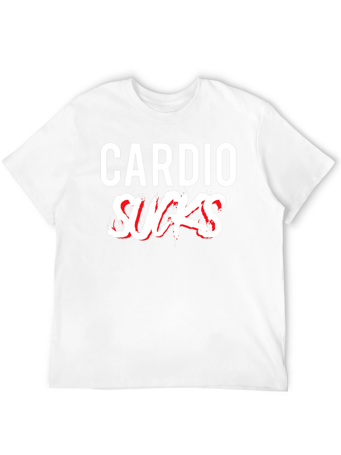 Cardio Sucks T-Shirt - Funny Workout Gym Tee