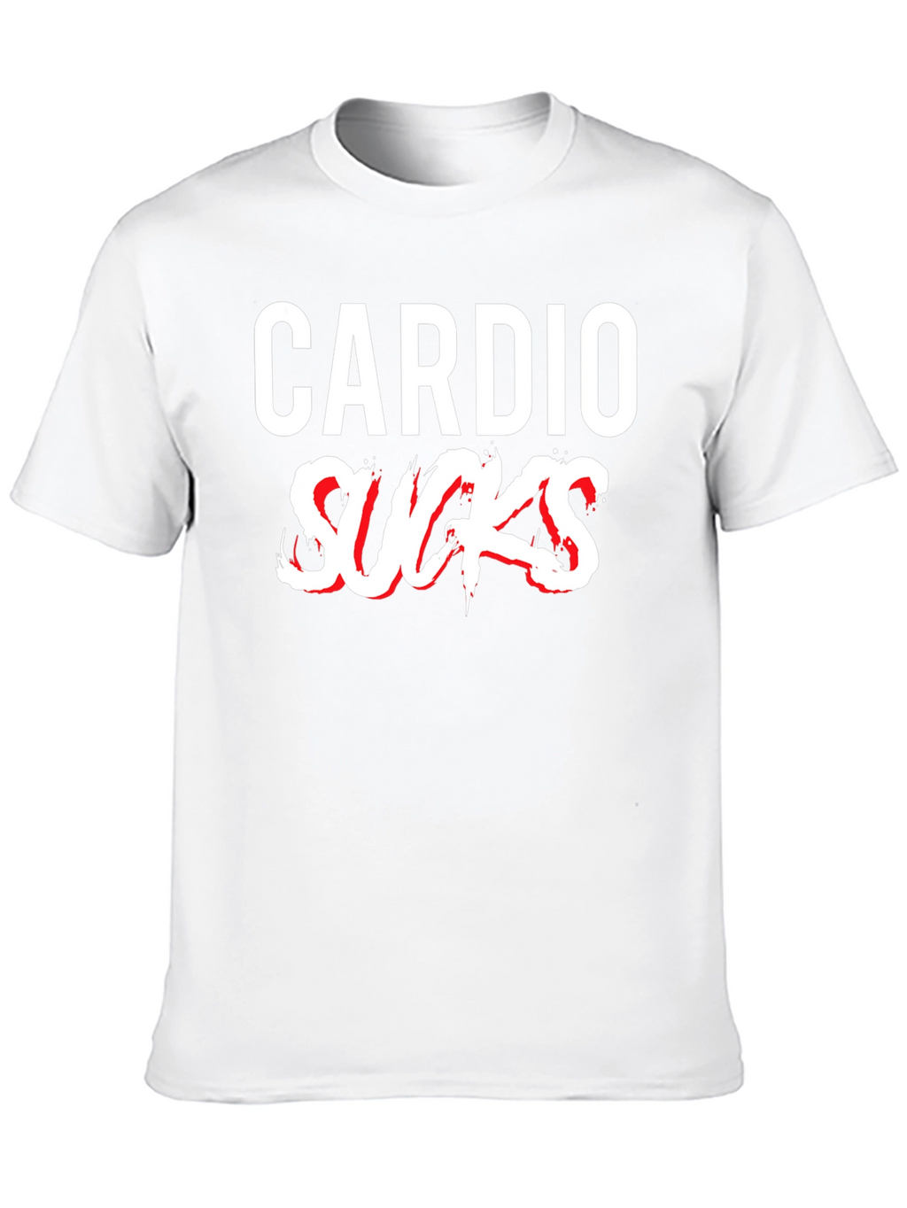 Cardio Sucks T-Shirt - Funny Workout Gym Tee