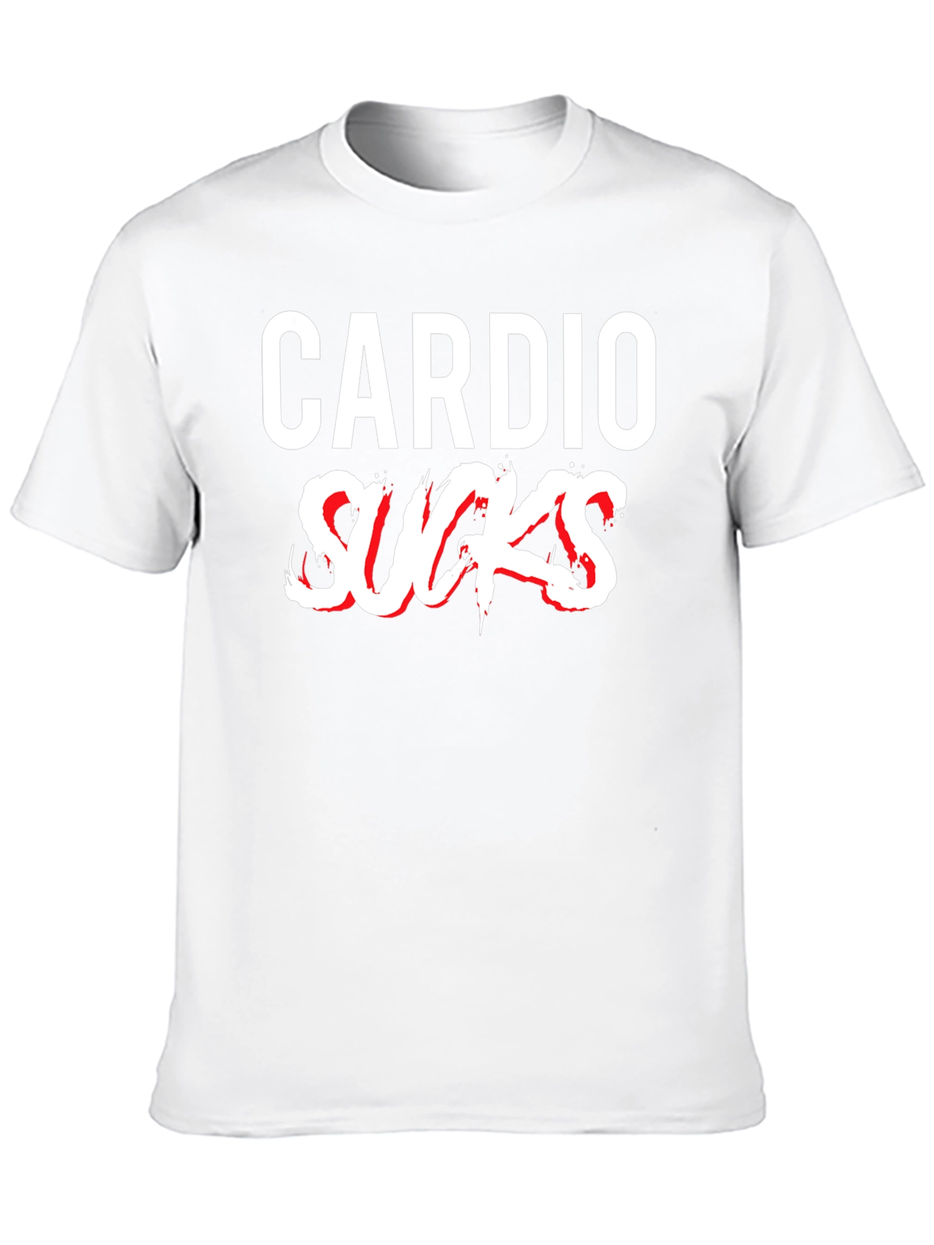 Cardio Sucks T-Shirt - Funny Workout Gym Tee