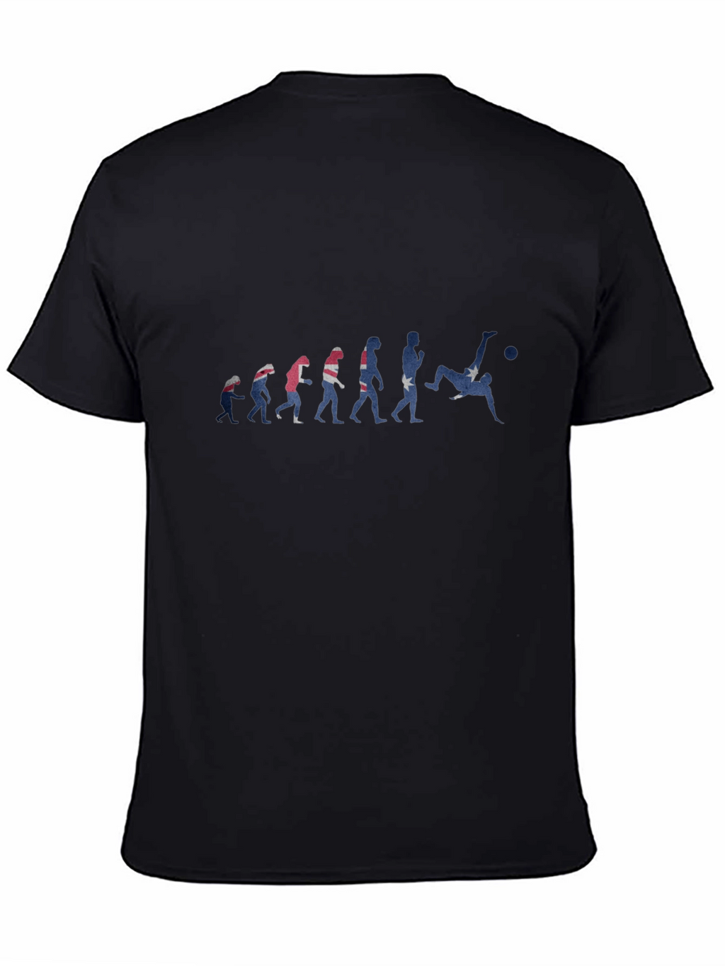 Evolution of Soccer Black T-Shirt
