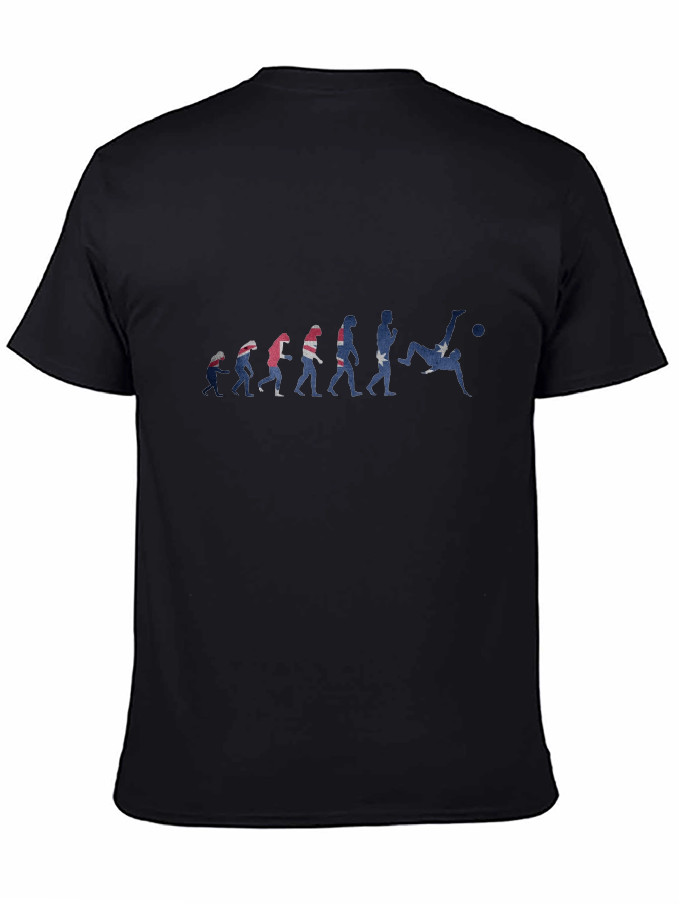 Evolution of Soccer Black T-Shirt