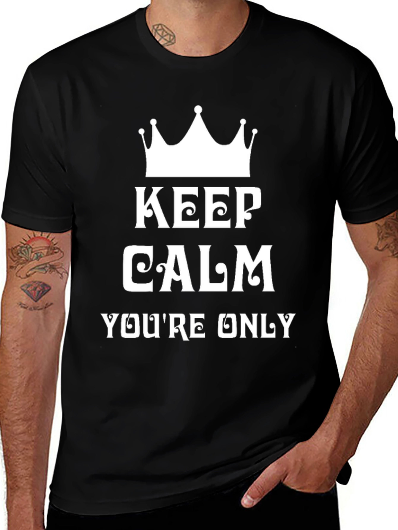 Keep Calm Funny Graphic Tee