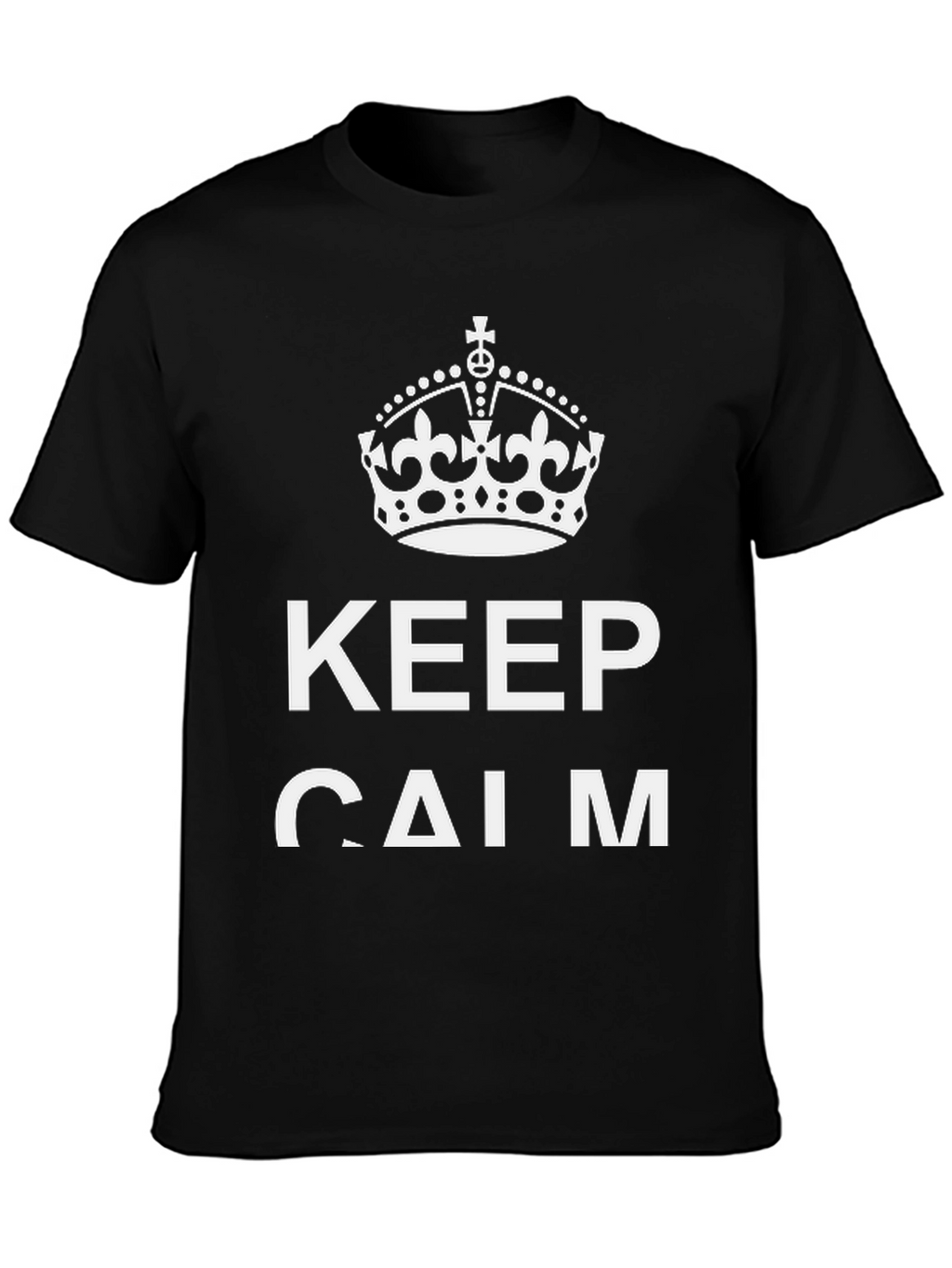 Keep Calm Graphic Tee - Classic Comfort Fit