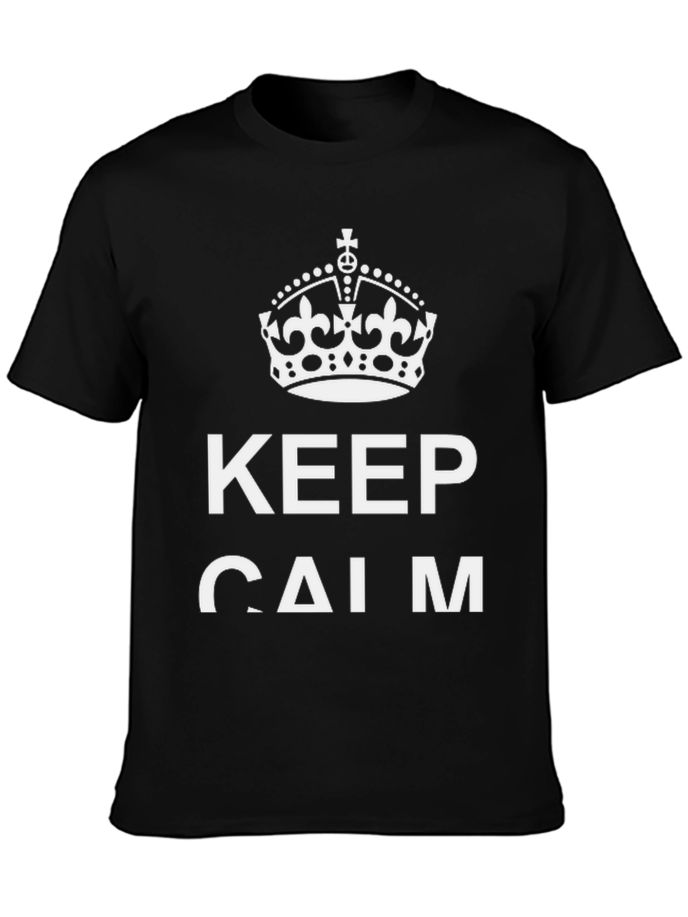 Keep Calm Graphic Tee - Classic Comfort Fit