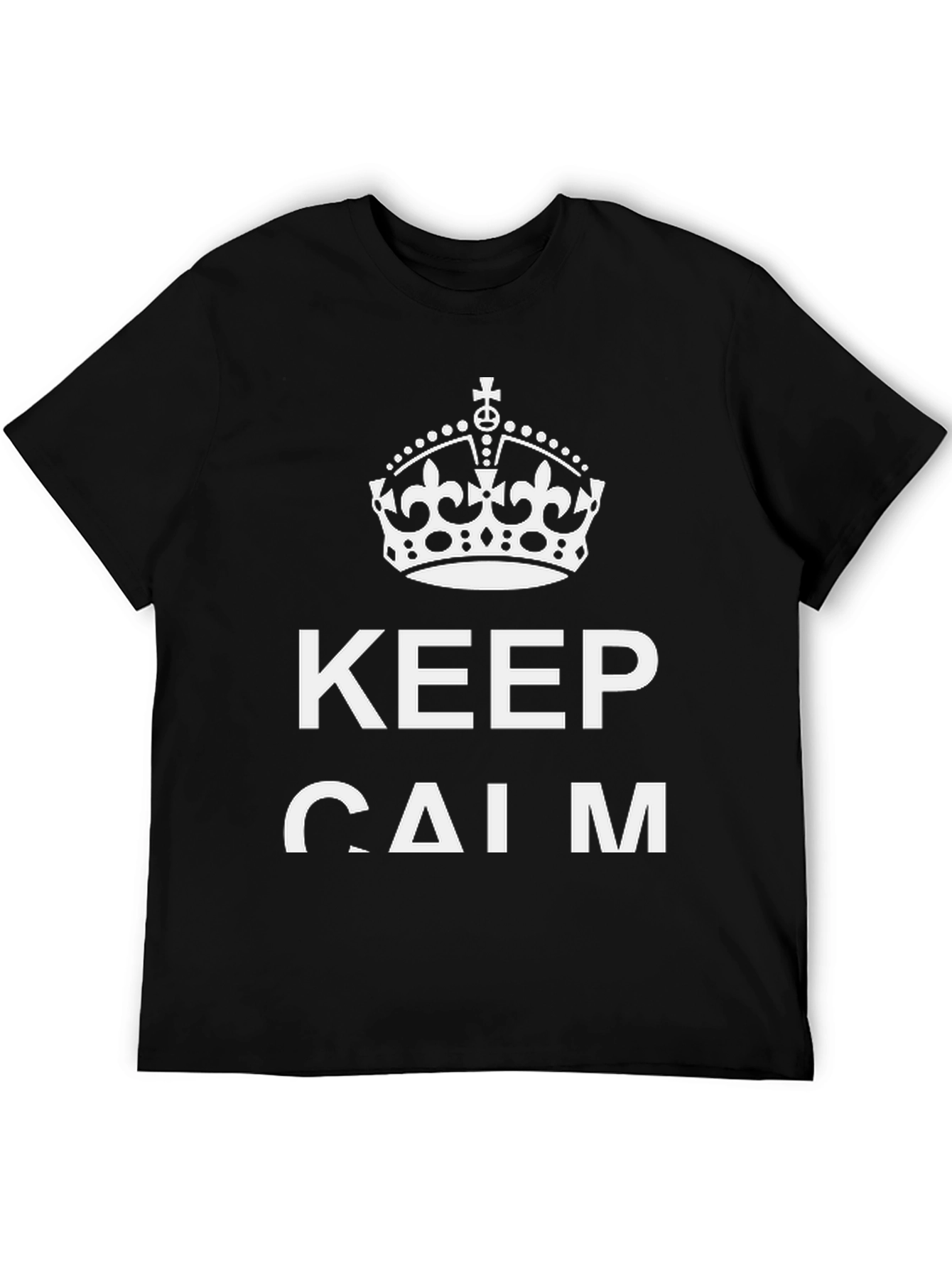 Keep Calm Graphic Tee - Classic Comfort Fit